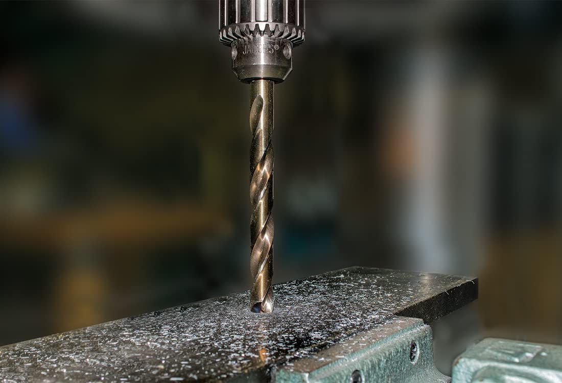 Century Drill & Tool 26818 9-Inch Jobber Drill Bit Set - ProGrade Cobalt Steel High Speed Drill Bits for Metal, Wood & Plastic - Perfect for Professional Contractors & DIY Home Projects