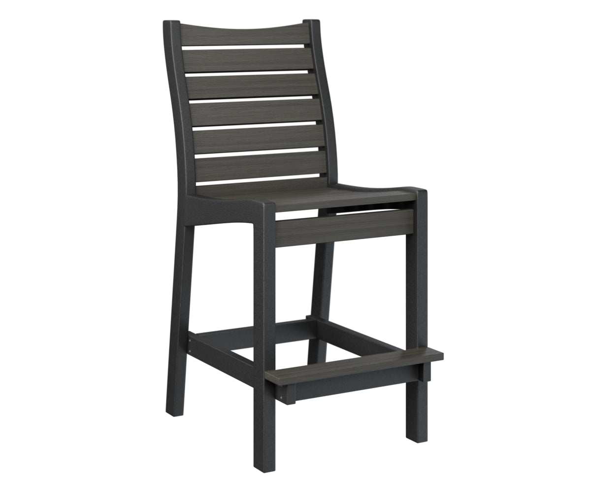 Berlin Gardens Bristol Bar Chair - Adjustable Height Outdoor Bar Stool for Patio, Deck, and Kitchen Counter - Perfect for Entertaining and Relaxing