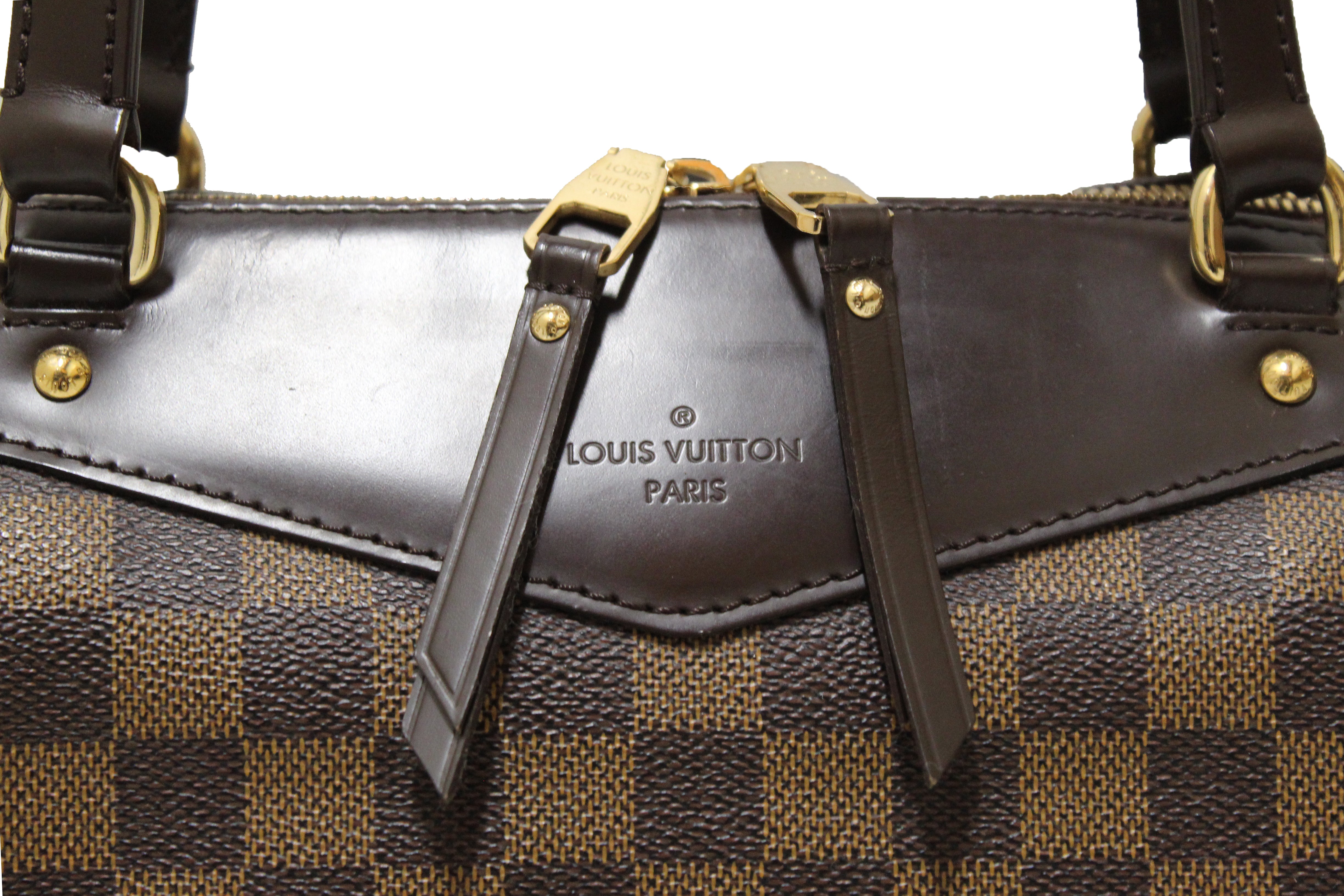 Authentic Louis Vuitton Damier Ebene Westminster GM Tote Shoulder Bag for Women - Luxury Designer Handbag for Work, Travel & Everyday Use