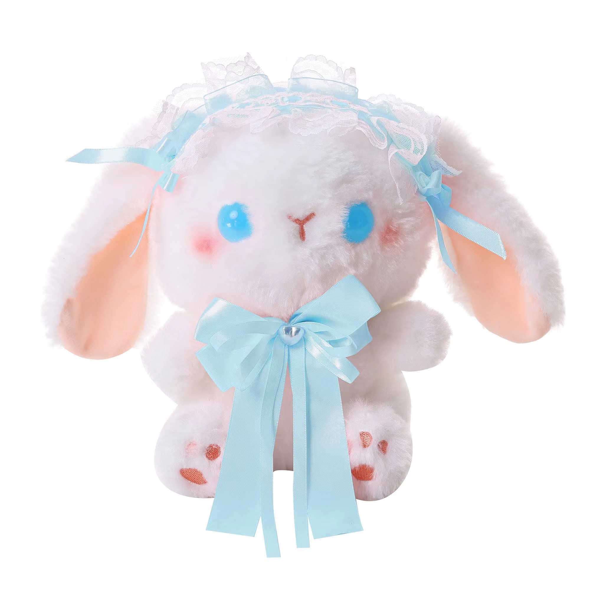 Cute 9-Inch Blue Lolita Bunny Plush Toy - Soft Stuffed Animal Doll for Kids, Perfect Gift for Children & Collectors - Great for Cuddling, Nursery Decor, and Birthday Presents