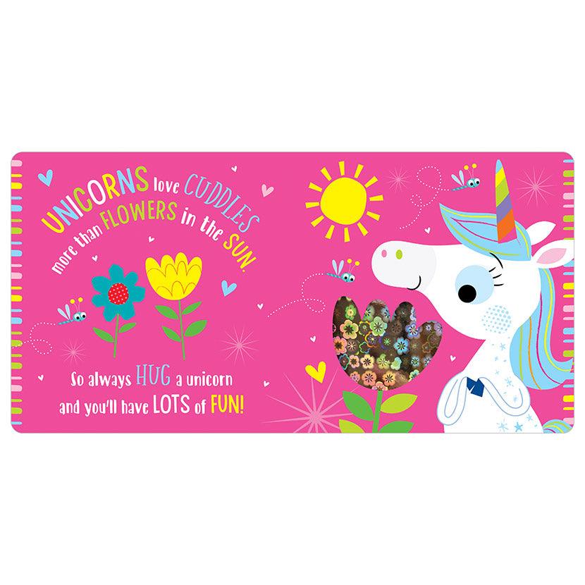 Always Hug A Unicorn - Interactive Touch and Feel Board Book for Toddlers | Sensory Learning & Bedtime Story for Kids