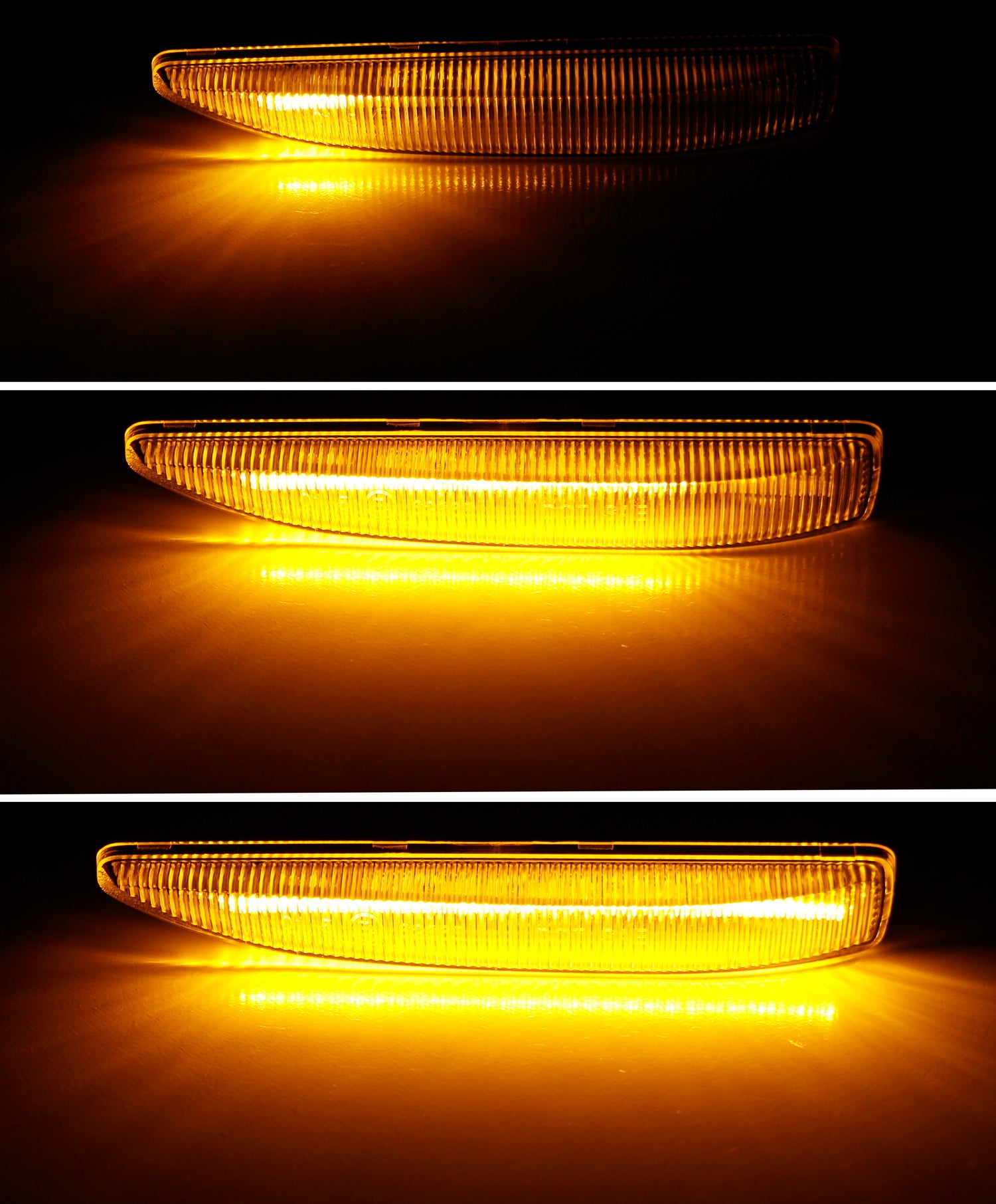 Amber LED Side Marker Light for 2002-2008 BMW E65 E66 E67 7 Series - Sequential Turn Signal, Clear Lens - Perfect for Night Driving & Custom Car Styling