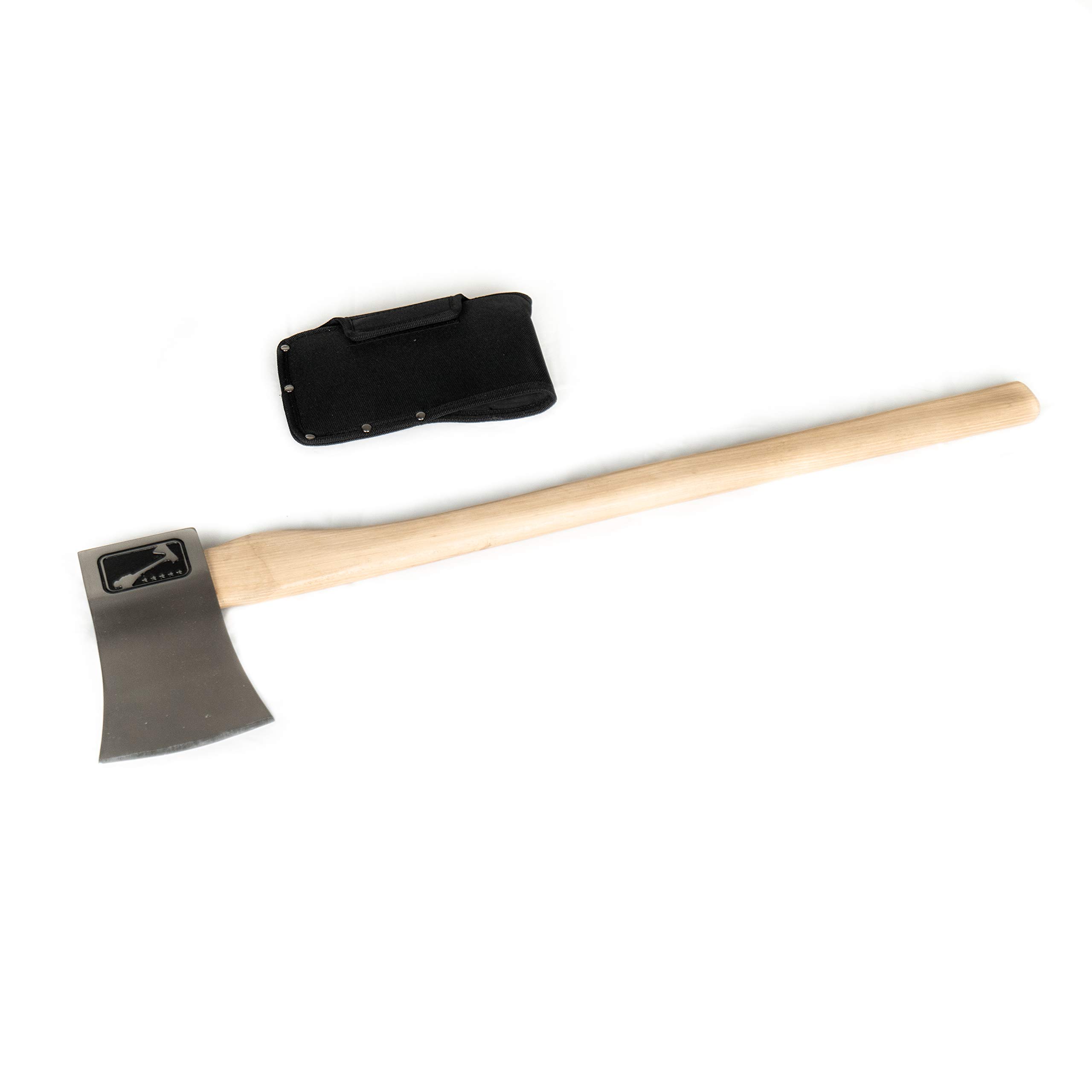 WATL Premium Competition Throwing Axe - Multi-Purpose Camping & Wood Splitting Axe with Nylon Sheath & Hickory Handle | Outdoor Survival, Backpacking, Target Practice