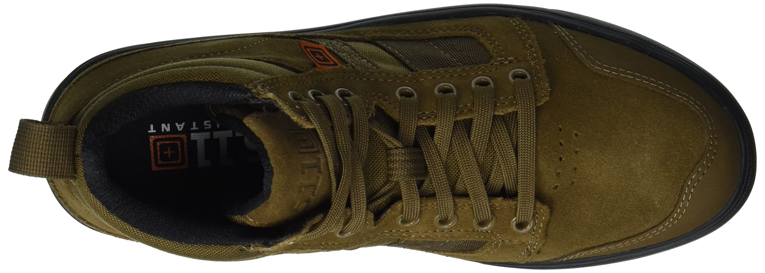 5.11 Tactical Men's Norris Sneaker - Lightweight, Durable & Comfortable Military Boots for Outdoor, Hiking & Work - Black