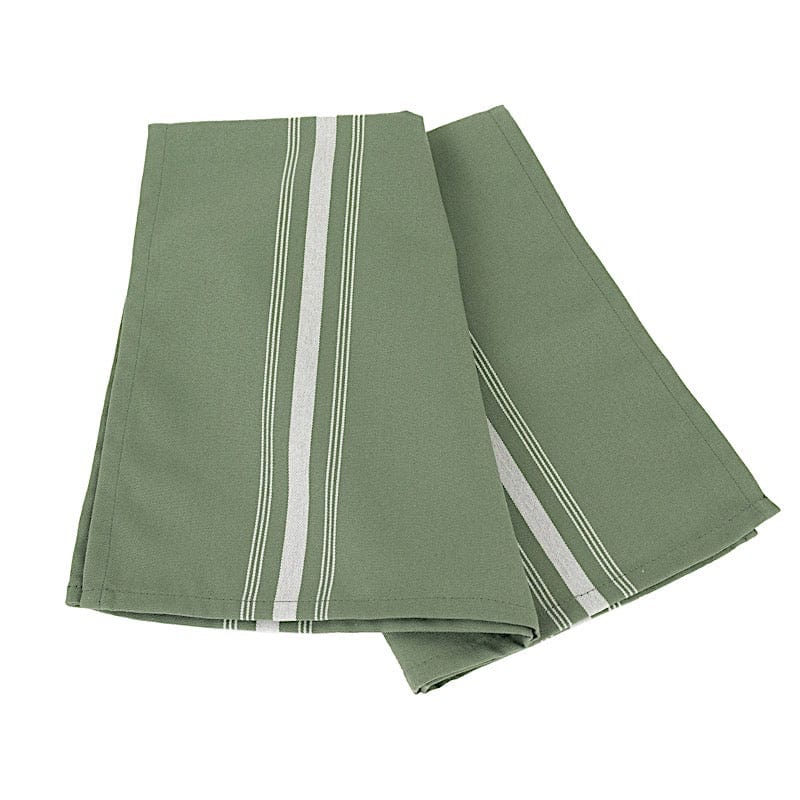 Dusty Green and White