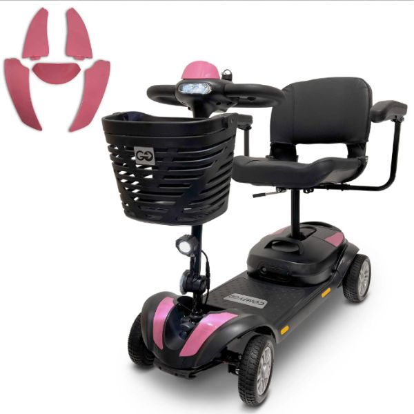 ComfyGo Z4 Lightweight Portable Mobility Scooter for Adults - Foldable Electric Scooter for Seniors & Disabled - Perfect for Travel, Shopping & Outdoor Activities