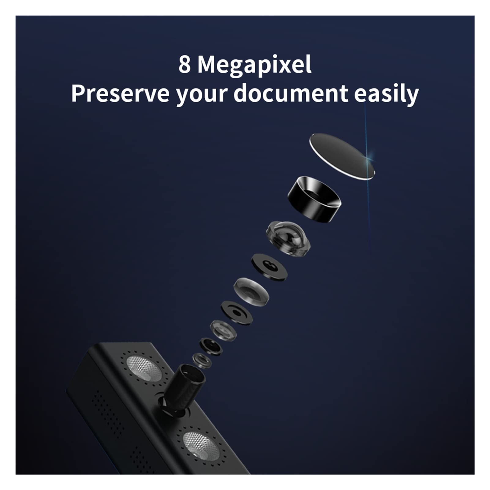 800 Pro A4 Flat Document Scanner - High-Speed USB Scanning for Office & Home, Compact & Lightweight Design - Perfect for Digitizing Documents, Receipts, and Photos (Shine 800 Pro Model) - Ideal for Small Businesses, Remote Work, and Home Office Organization