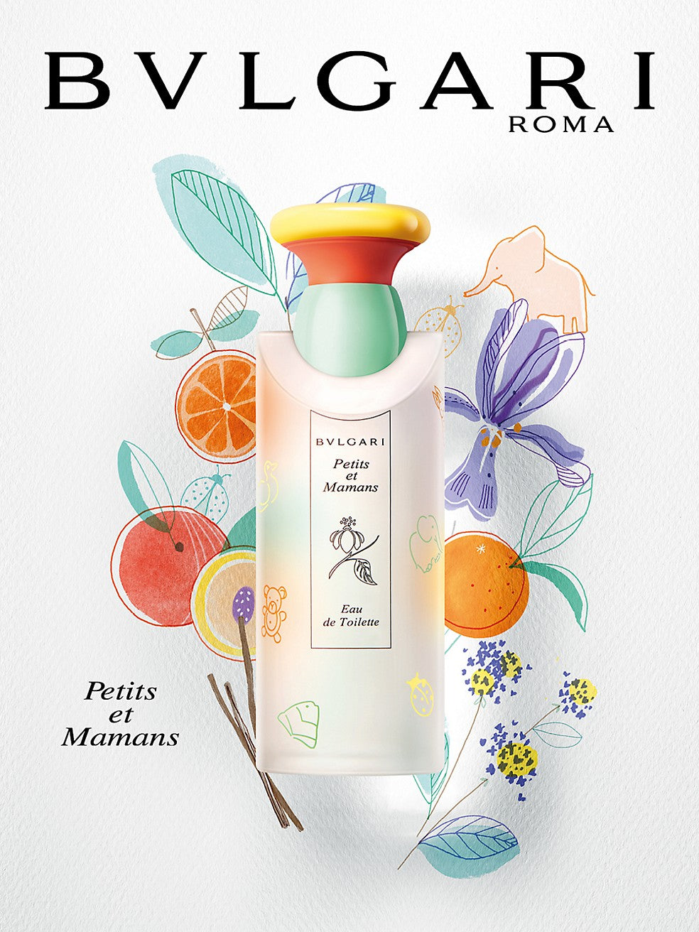 Bvlgari Petits Et Mamans 3.4oz Eau de Toilette - Unisex Baby Cologne for Newborns & Toddlers | Gentle Fragrance for Daily Use & Special Occasions