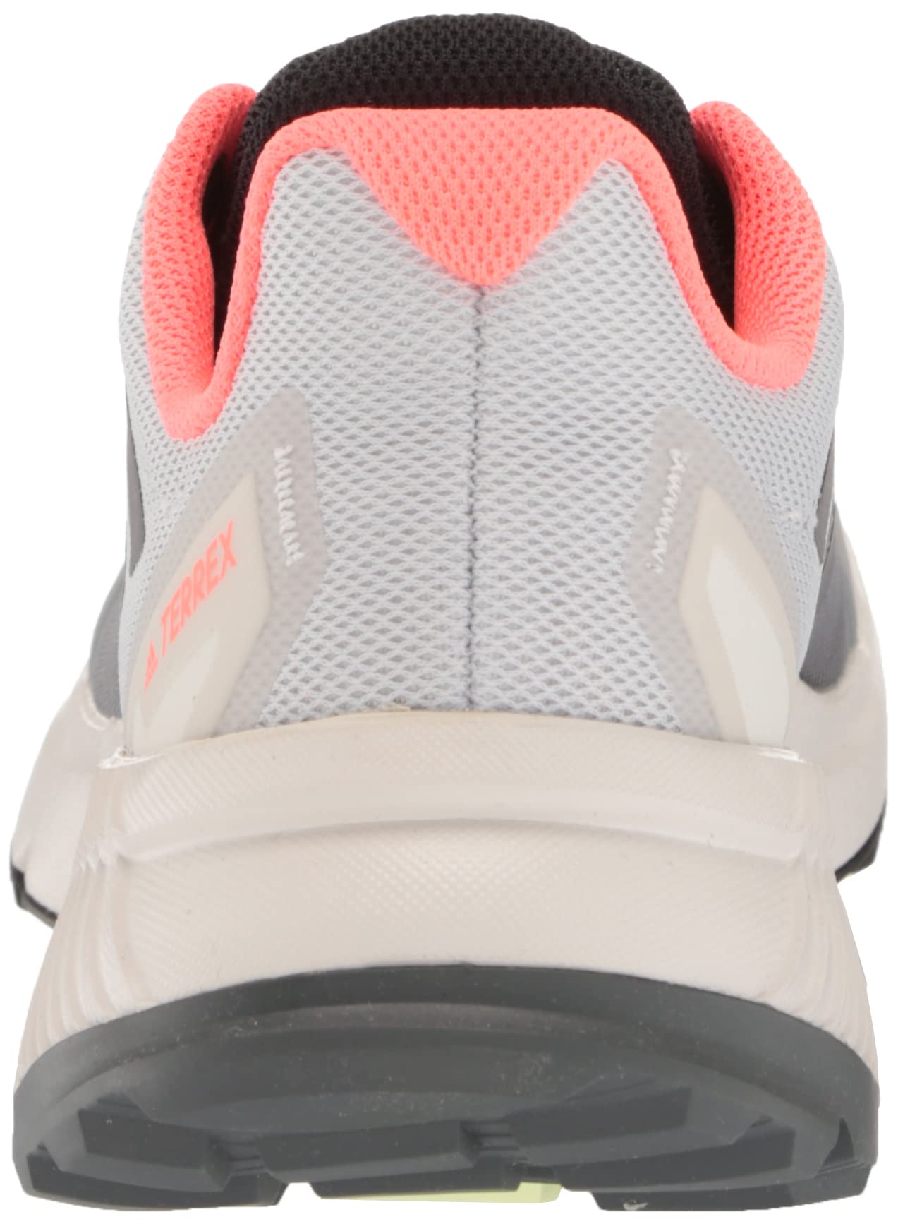 Adidas Women's Terrex Soulstride Trail Running Shoes - Lightweight & Durable for Hiking & Outdoor Adventures - Grey/Grey/Turbo - Size 8.5 - Perfect for Trail Running, Hiking & Outdoor Fitness Activities