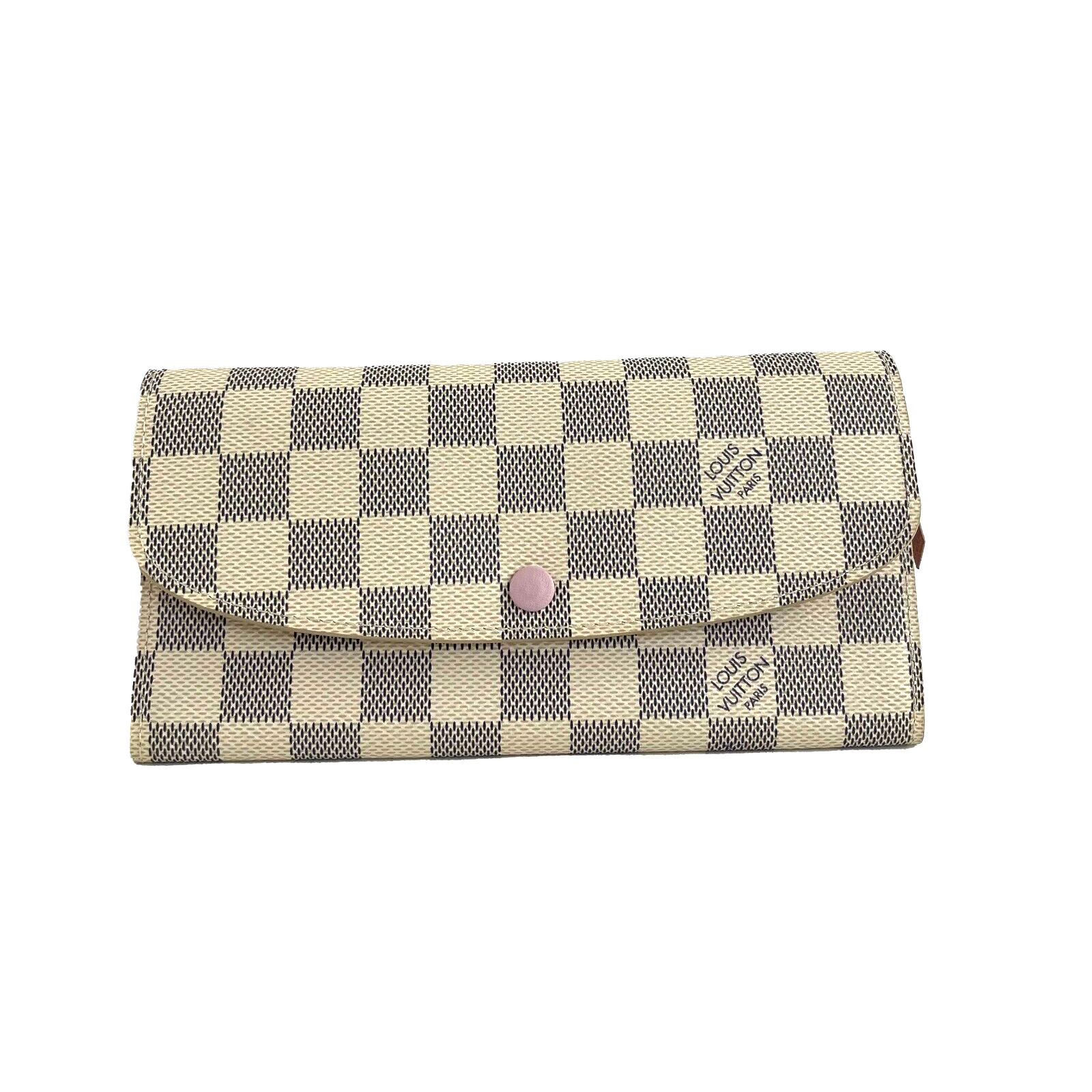 Authentic Louis Vuitton Emilie Wallet in Damier Azur Canvas - Women's Compact Zip Around Wallet - Perfect for Everyday Use, Travel & Gift Giving