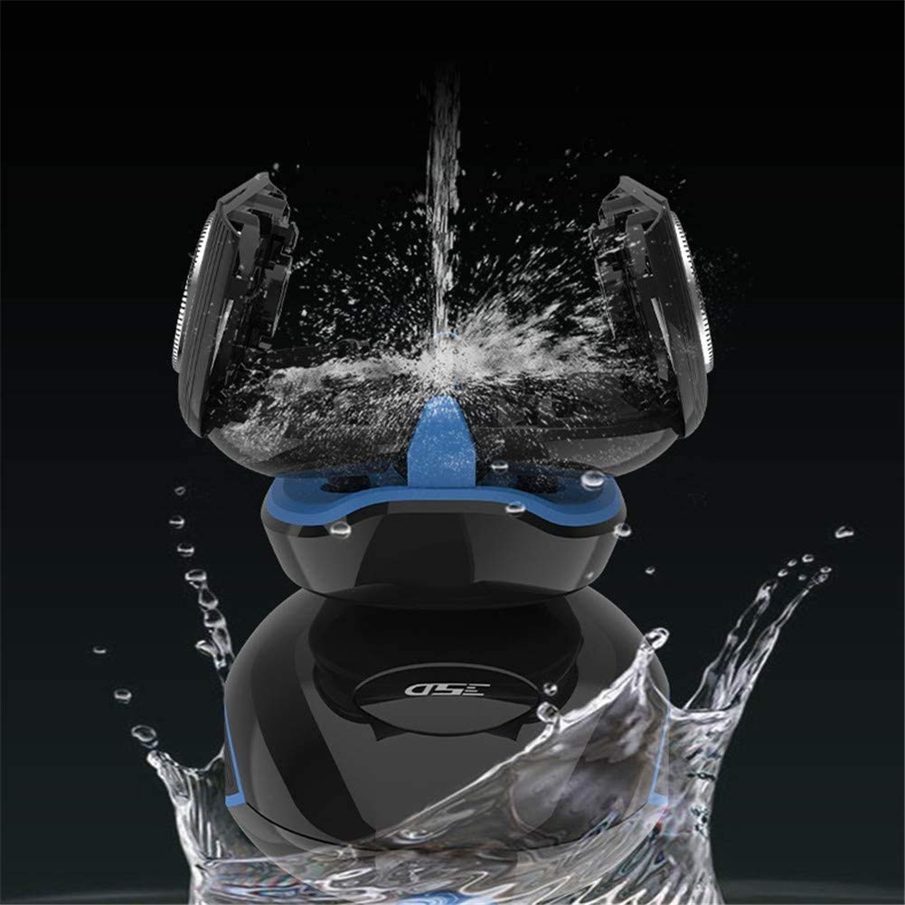 5-in-1 Electric Shaver for Men - Fast Charging 5D Floating Waterproof Razor with Nose Hair Trimmer & Facial Cleansing Brush | Perfect for Travel, Gym & Daily Grooming