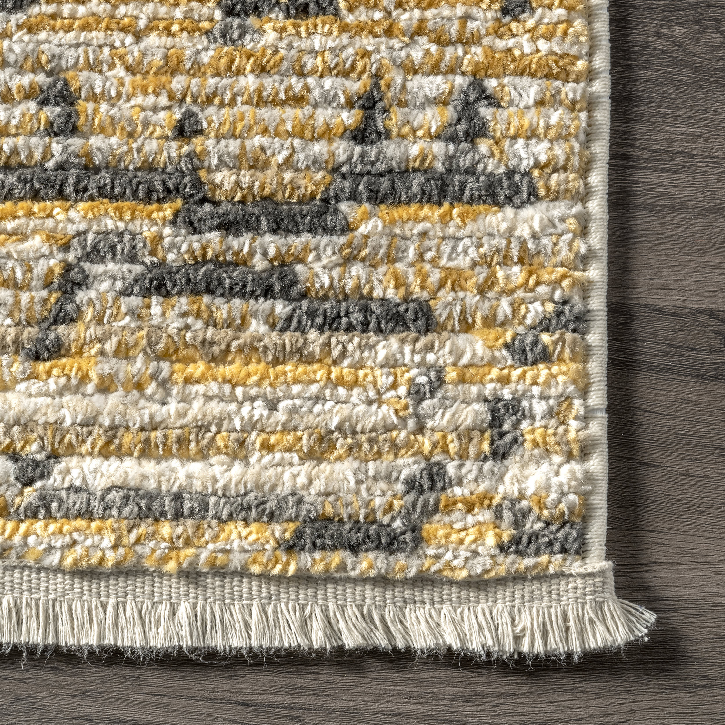 Chance Geometric Banded Area Rug in Beige - Perfect for Living Room, Bedroom, or Office Decor