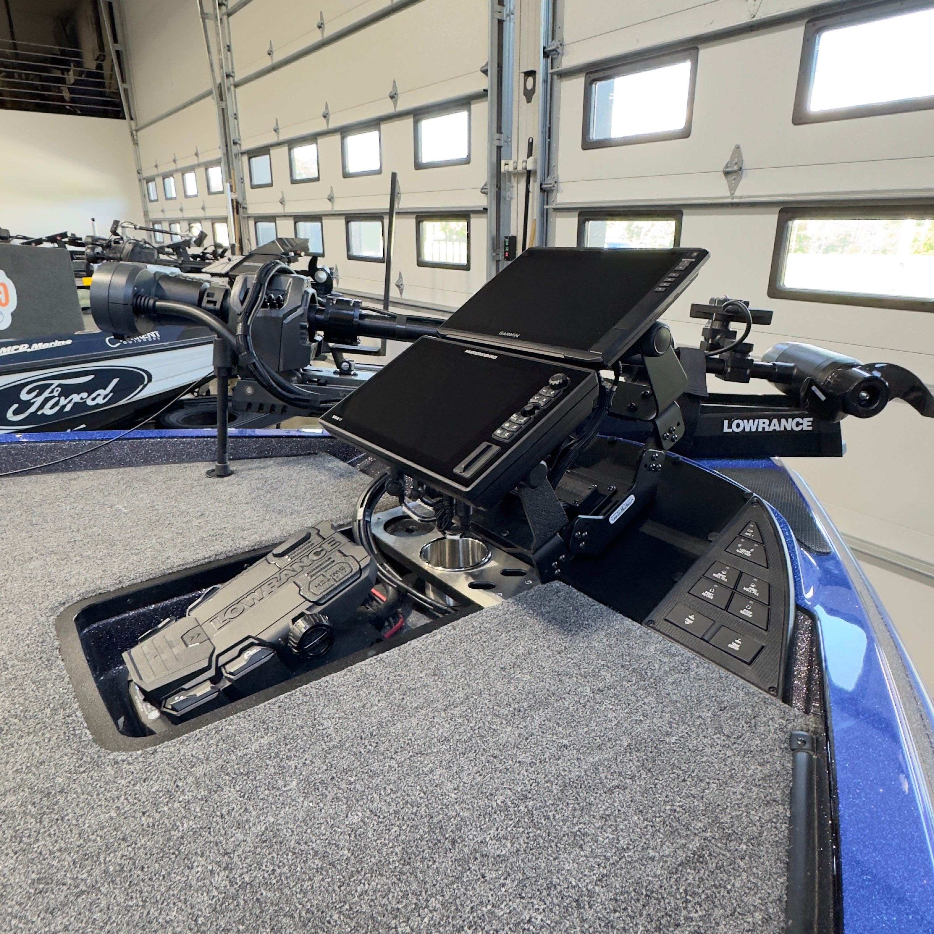 H.O.E. Dual Bow Mount System for Caymas CX20/CX21 (2019-2024) - Perfect for Fishing & Boat Accessories Upgrade