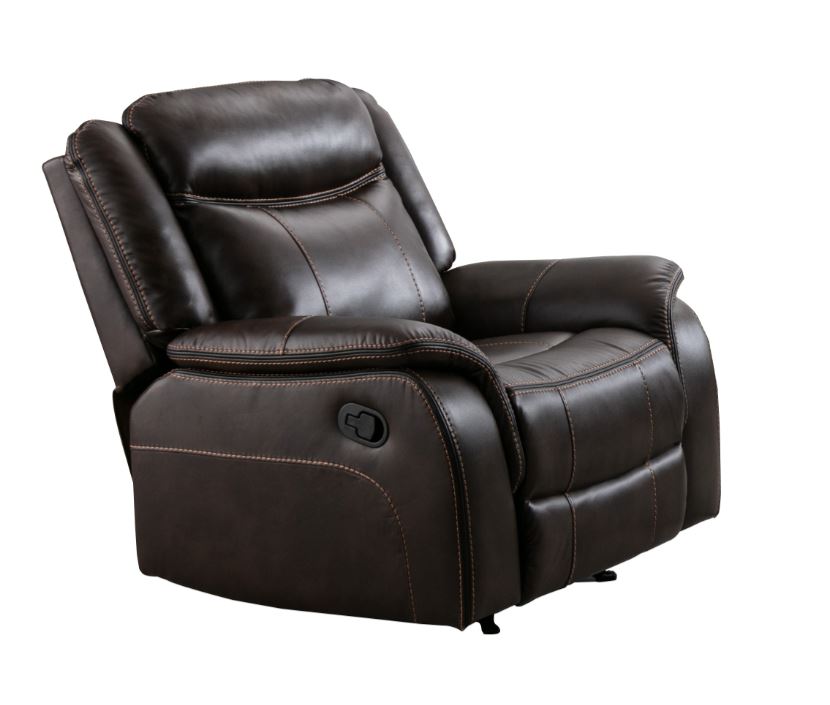 Premium Leather Gel Rocker Recliner Chair - Ergonomic Comfort for Living Room, Bedroom & Home Theater - 99926