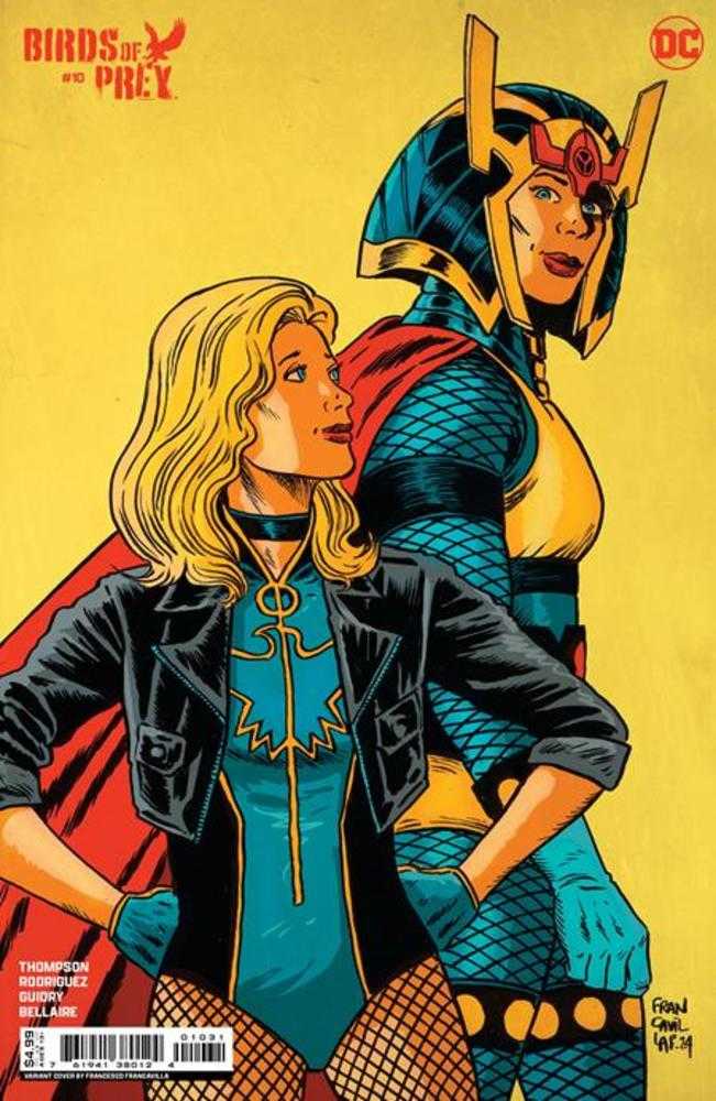 Birds Of Prey #10 Cover B Francesco Francavilla Variant - Premium Card Stock Comic Book for Collectors & Fans - Perfect for Display, Gifts & Comic Book Collections