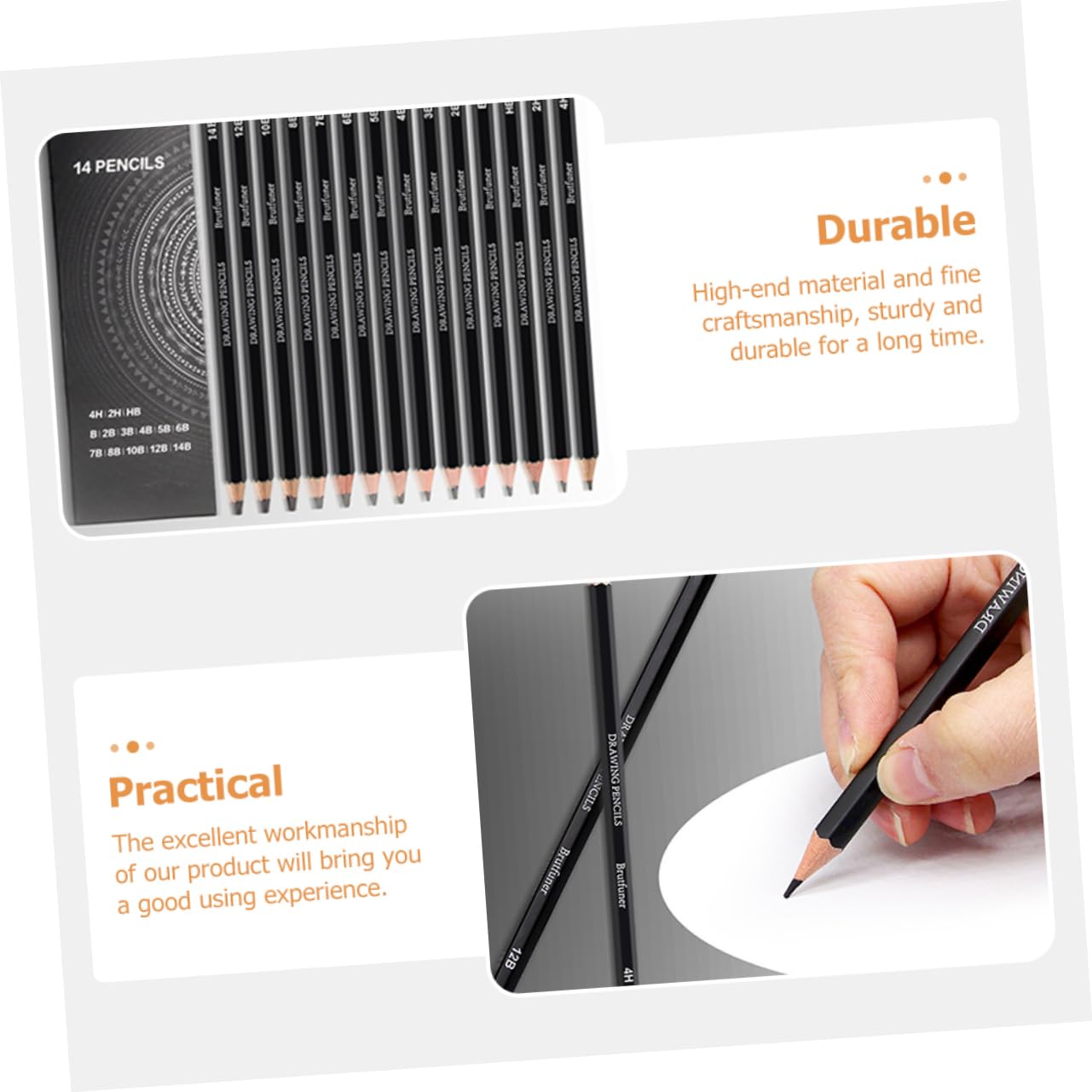 COHEALI 70-Piece Sketch Pencil Set - Decorative Art Pencils for Drawing, Shading & Sketching | Portable Graphite Pencils for Artists & Students | Perfect for Sketchbooks, Art Classes & Creative Projects