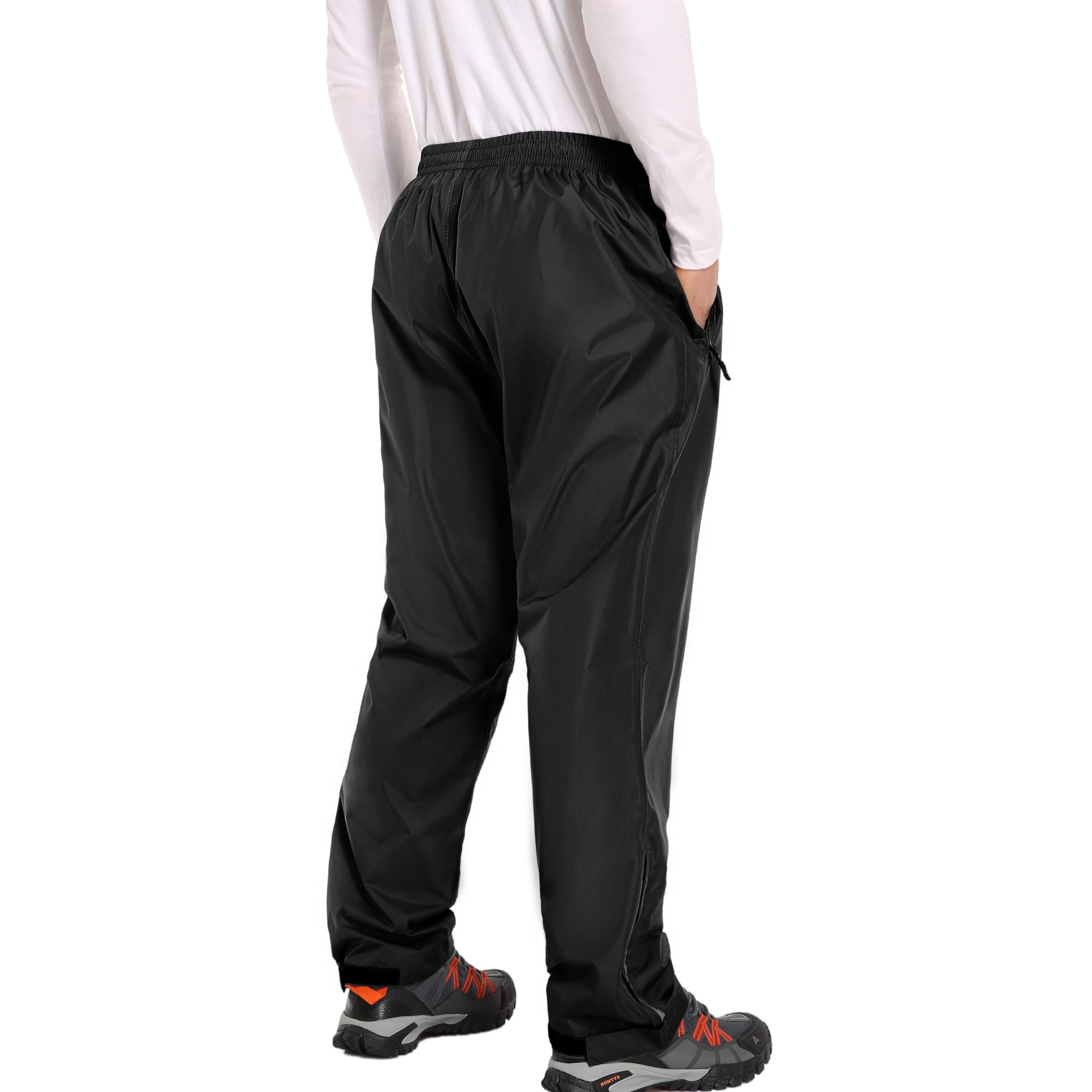 Men's Waterproof Rain Pants - Lightweight Windproof Over Pants for Outdoor Work, Golf, Fishing & Hiking - Perfect for Wet Weather Adventures & Outdoor Activities