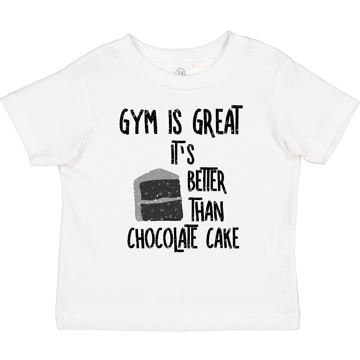 Inktastic Gym is Great Toddler T-Shirt – Cute Workout & Play Tee for Active Toddlers – Perfect for Preschool, Playdates & Gym Classes