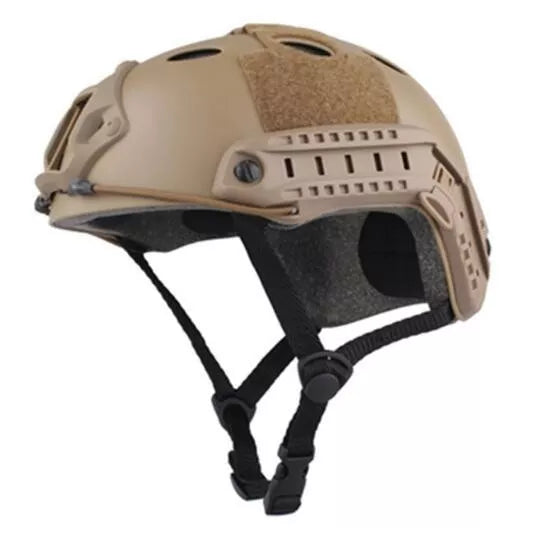 Tactical Fast Helmet PJ - Military & Airsoft Helmet with Adjustable Padding - Perfect for Outdoor Sports, Paintball & Tactical Training