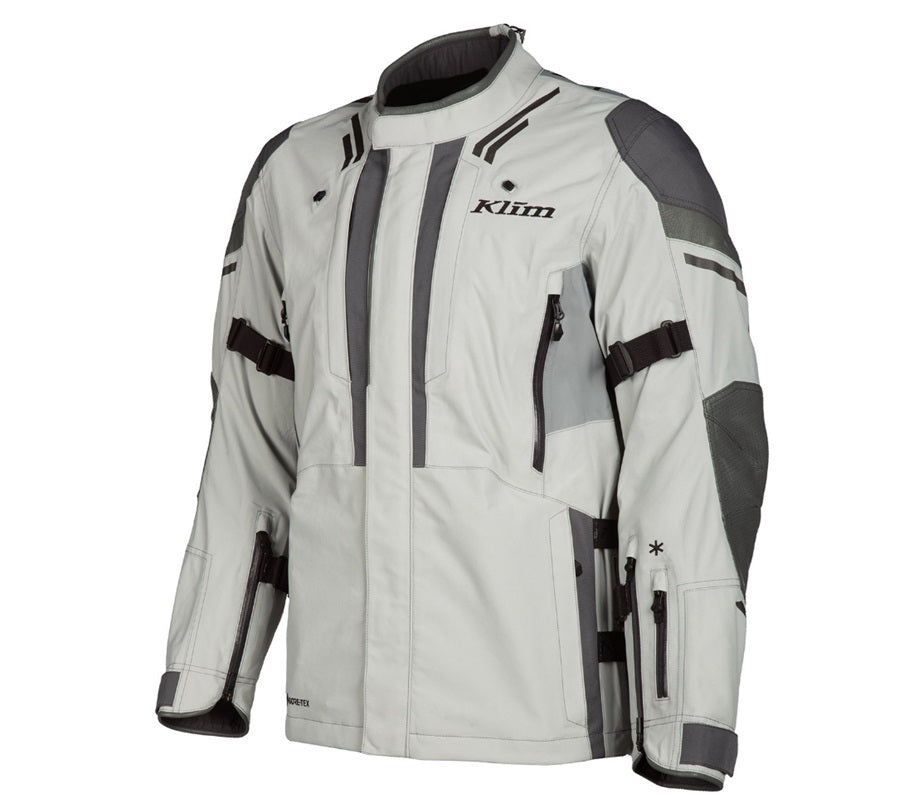 Klim Latitude Jacket for Men & Women - Lightweight Waterproof Windbreaker with Hood - Cool Gray Outdoor Jacket for Hiking, Camping & Travel