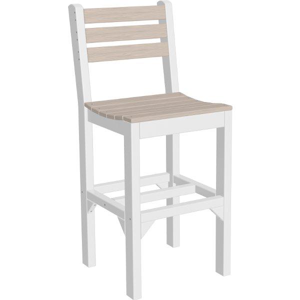 Island Side Chair - Modern Wicker Patio Dining Chair for Outdoor, Garden, Poolside & Porch Use - Lightweight & Durable Rattan Furniture for Backyard, Deck & Balcony