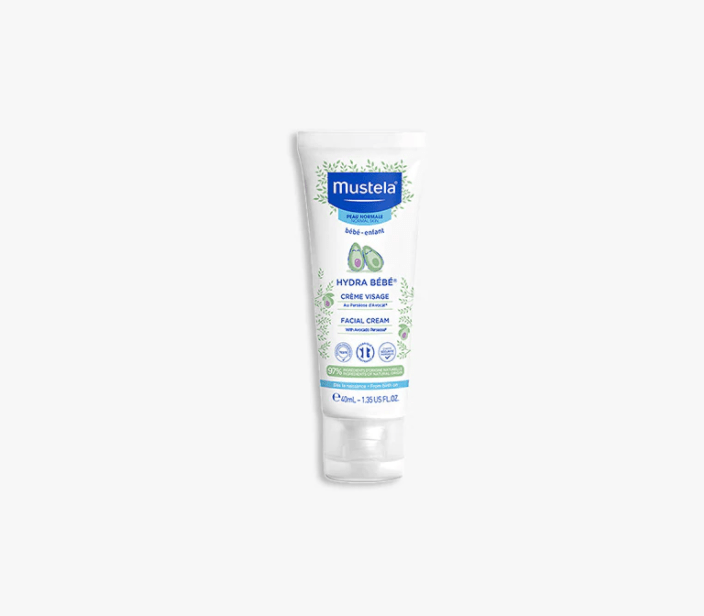 Mustela Hydra Bebe Face Cream for Normal Skin - 40ml Baby Moisturizer | Gentle Hydration for Newborns & Infants | Perfect for Daily Skincare Routine & Dry Skin Care
