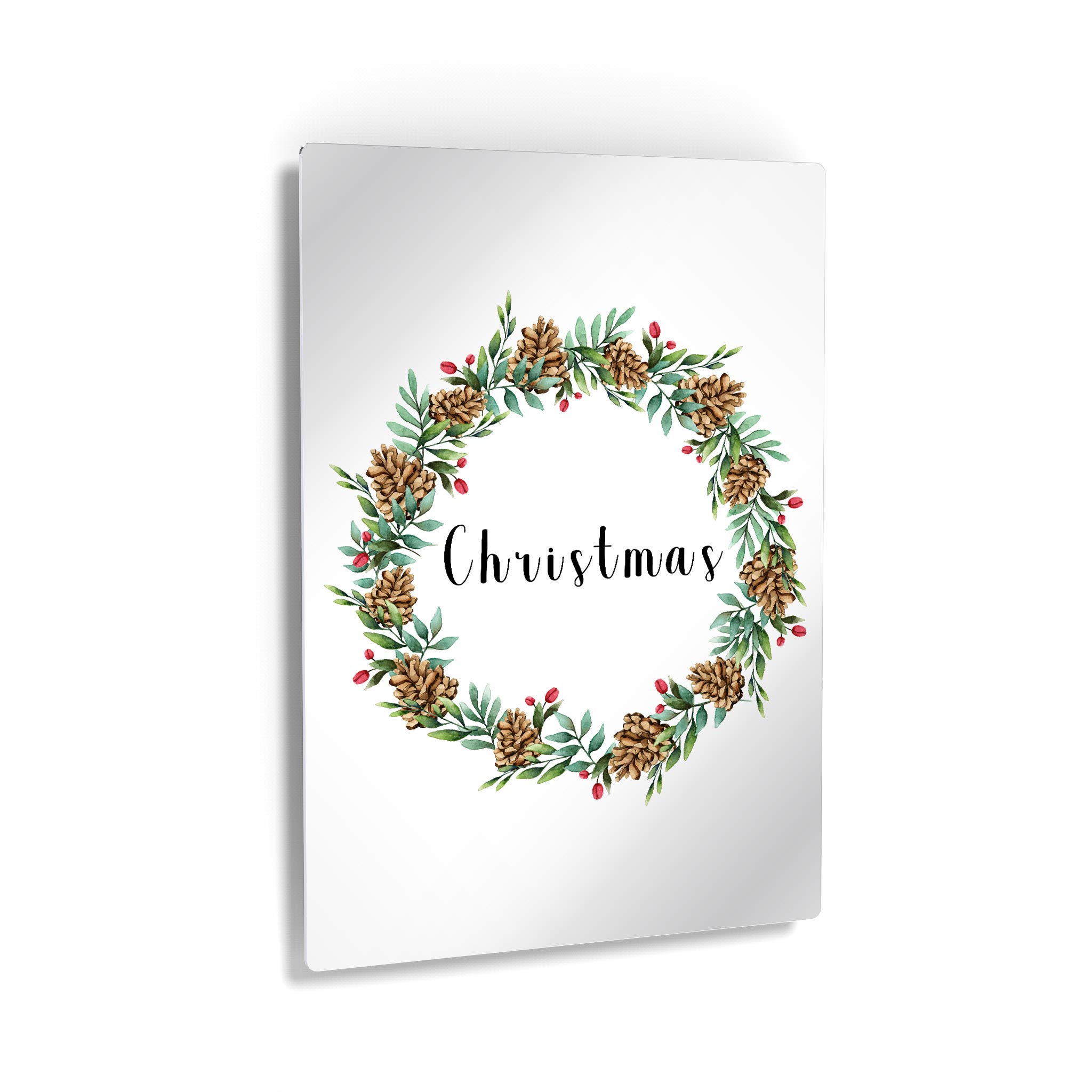 Smile Art Design Christmas Scripture Wall Art - Metal Print Bible Verse Christian Decor, Religious Inspirational Gift for Home & Church - Ready to Hang 40x30 - Made in USA (Perfect for Holiday Decorations & Faith-Based Spaces)