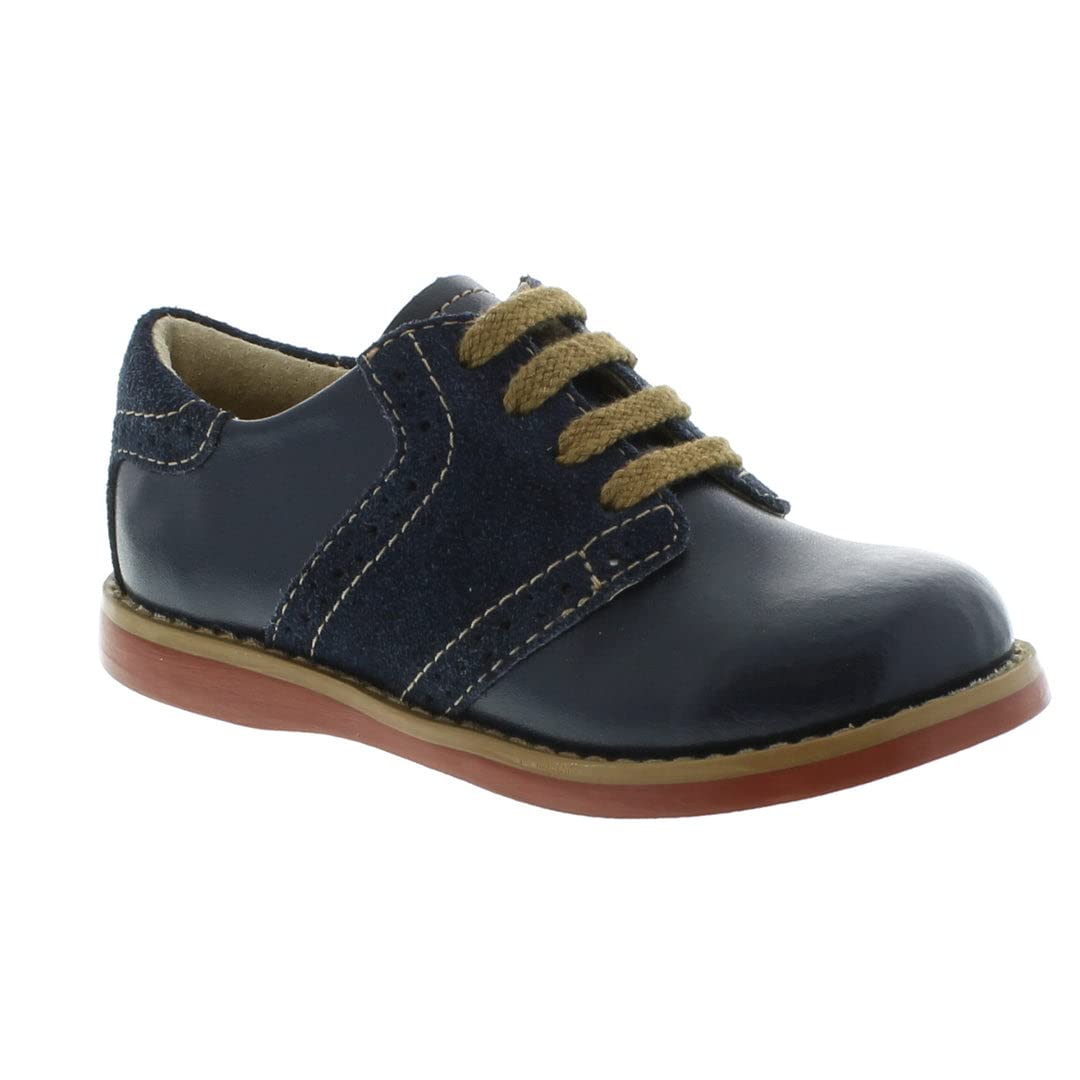 FOOTMATES Unisex Kids' Connor 2 Sneakers - Comfortable Toddler & Little Kid Shoes for School, Play & Everyday Wear