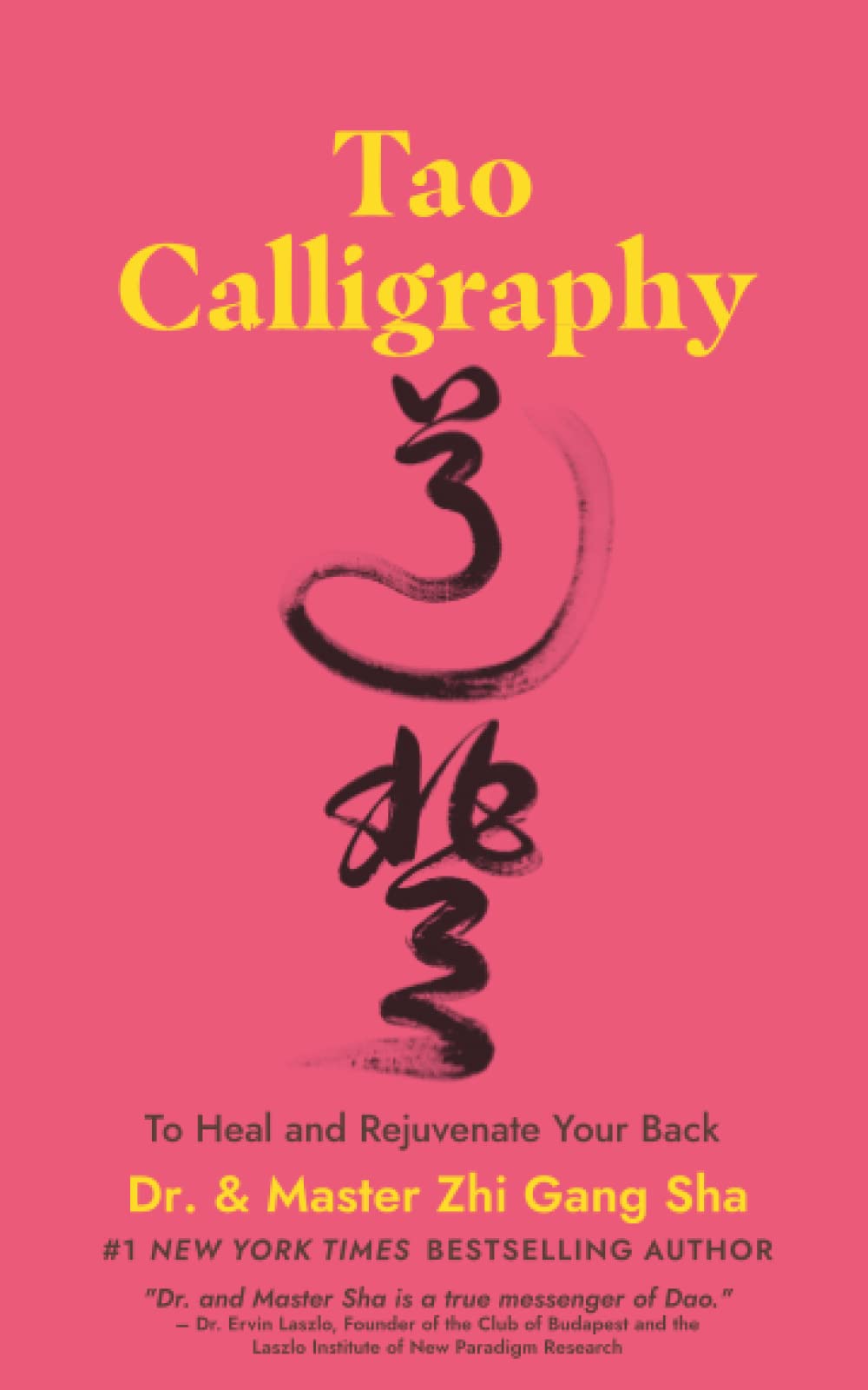 Healing Tao Calligraphy Art for Back Pain Relief - Perfect for Home Decor, Meditation & Wellness Spaces