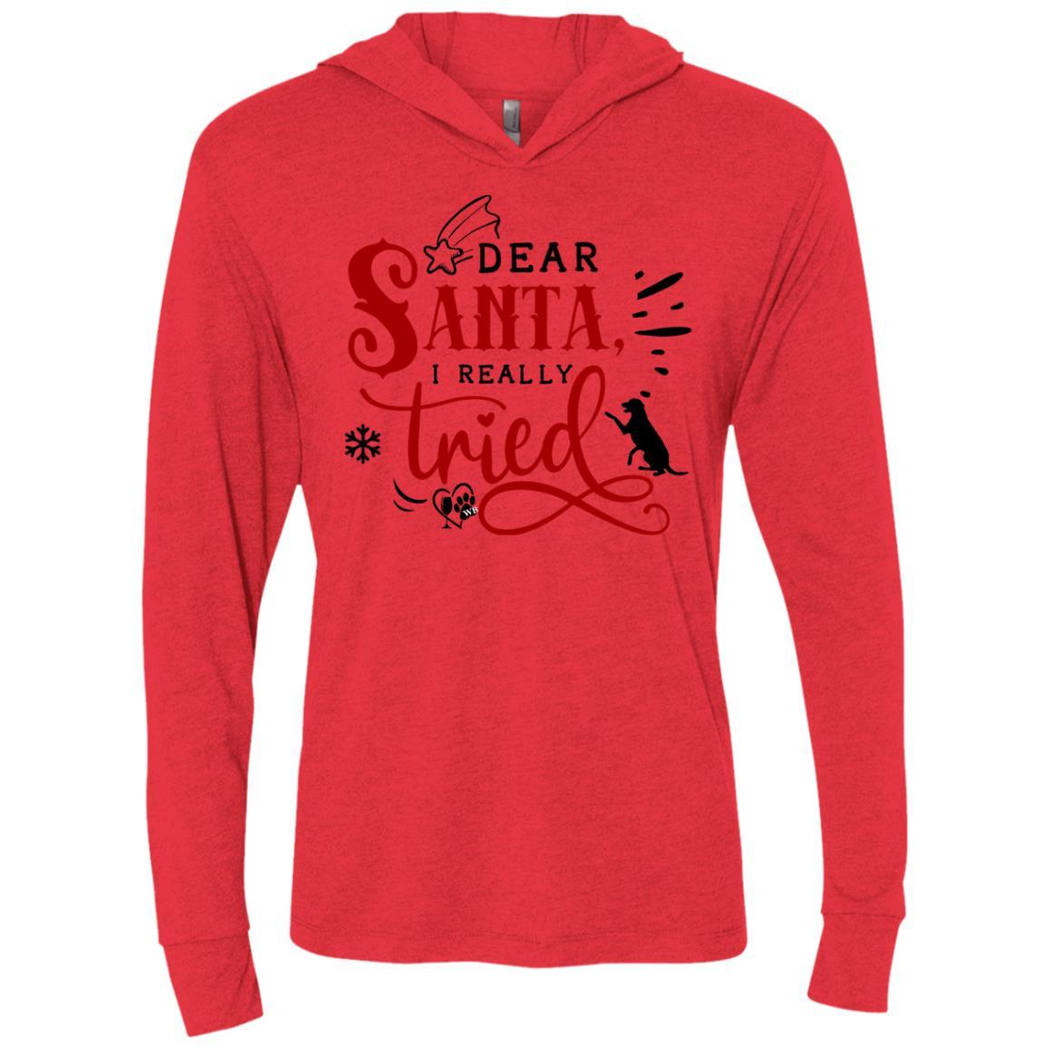WineyBitches.Co Unisex Tri-Blend Long Sleeve Hooded T-Shirt | Soft Cotton Blend Pullover for Men & Women | Perfect for Casual Wear, Lounge & Outdoor Activities