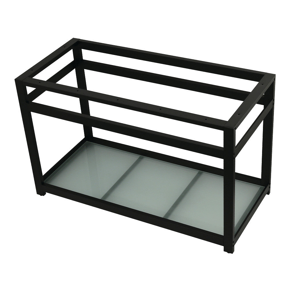 Kingston 49x22x30 Commercial Console Vanity Sink Base - Durable Bathroom Vanity Cabinet for Restrooms, Hotels & Offices - Perfect for Modern Washroom & Powder Room Designs