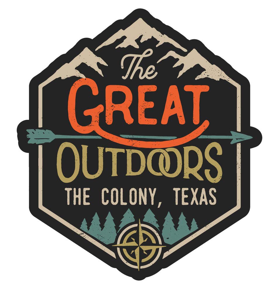 The Colony Texas The Great Outdoors 4-Inch Fridge Magnet - Perfect for Home, Office & Travel Decor | Collectible Souvenir for Texans & Visitors