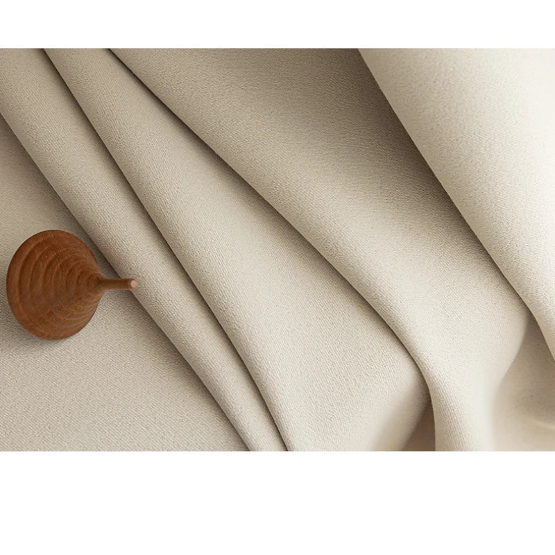 Alice Japandi Style Curtain Swatch Samples - Minimalist Neutral Fabric Swatches for Window Treatments - Perfect for Boho, Scandinavian & Japandi Home Decor