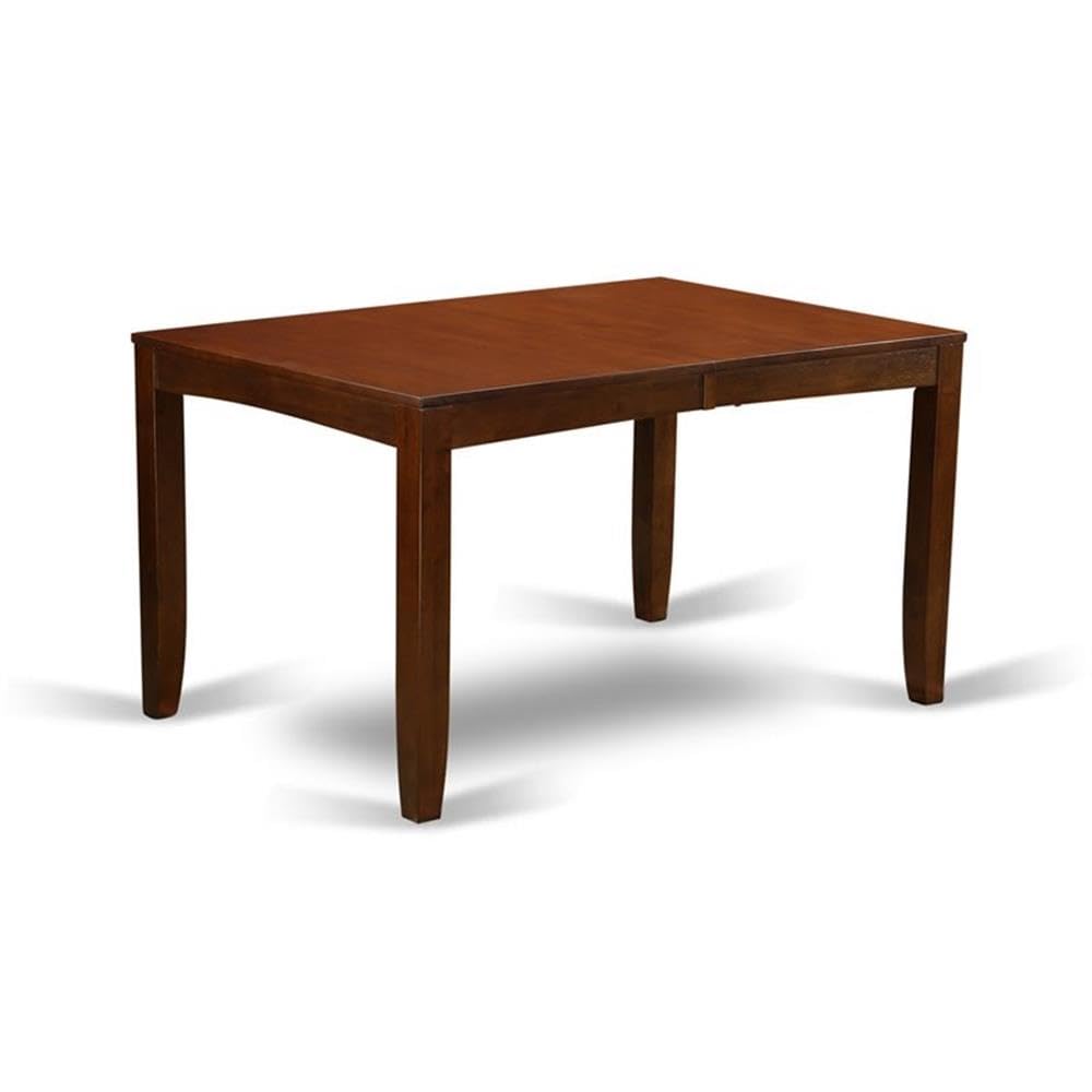 LYT-ESP-T Lynfield Expandable Dining Table 36x66 Inch with Butterfly Leaf - Espresso Finish Rectangle Kitchen Table for Small Spaces | Perfect for Family Dinners, Entertaining Guests & Compact Dining Areas