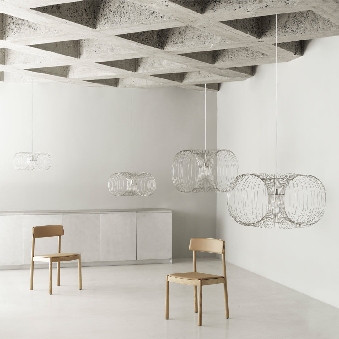 Simon Legal Coil Wall Lamp by Normann Copenhagen - Modern Scandinavian Design for Living Room, Bedroom & Office Lighting