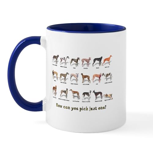 White/Navy Inside - Greyhound Colors Mug