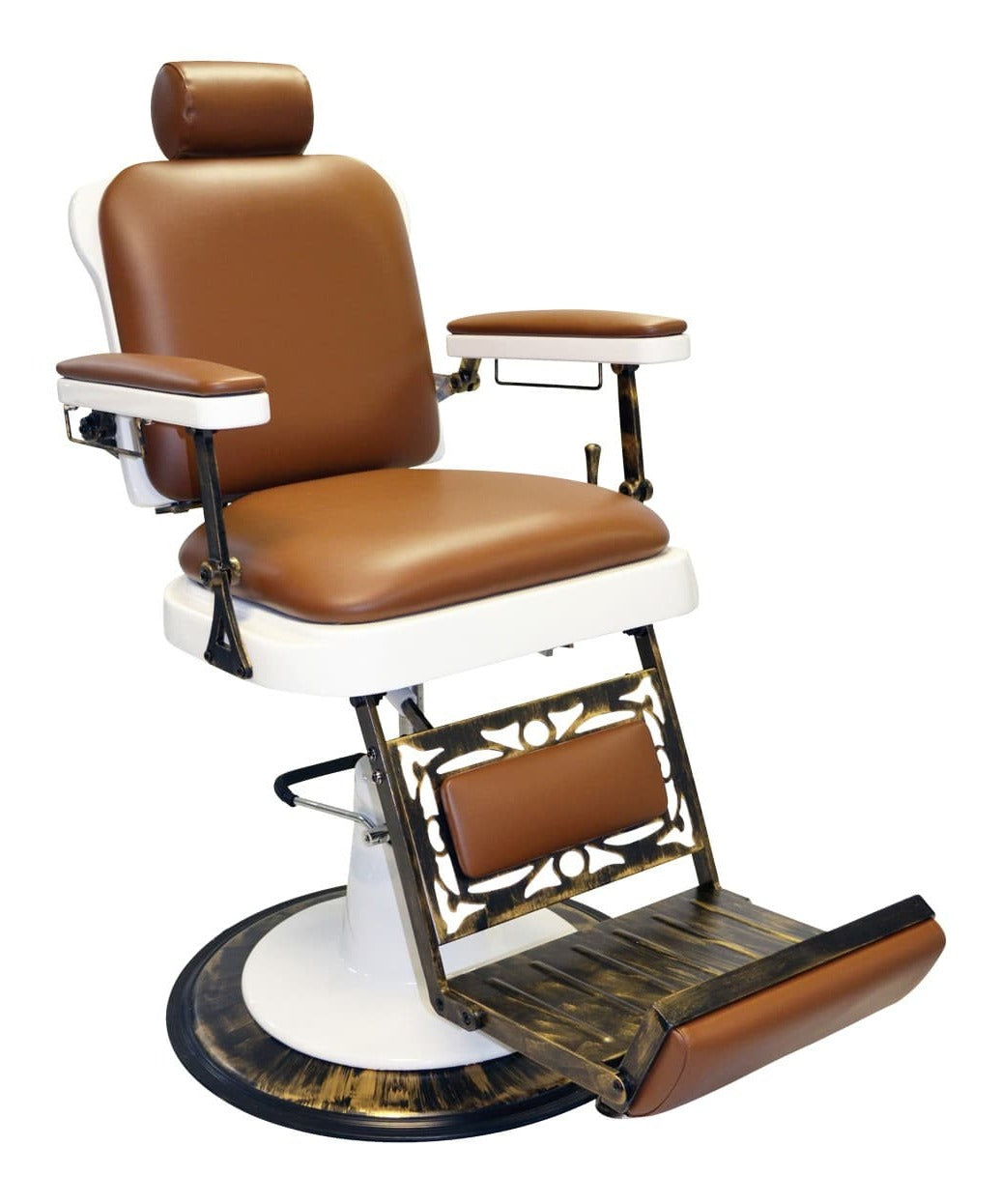 PIBBS 662 Professional Barber Chair - Heavy Duty Salon Styling Chair with Hydraulic Lift & Recline for Haircut, Shaving & Styling | Perfect for Barbershops, Salons & Home Use