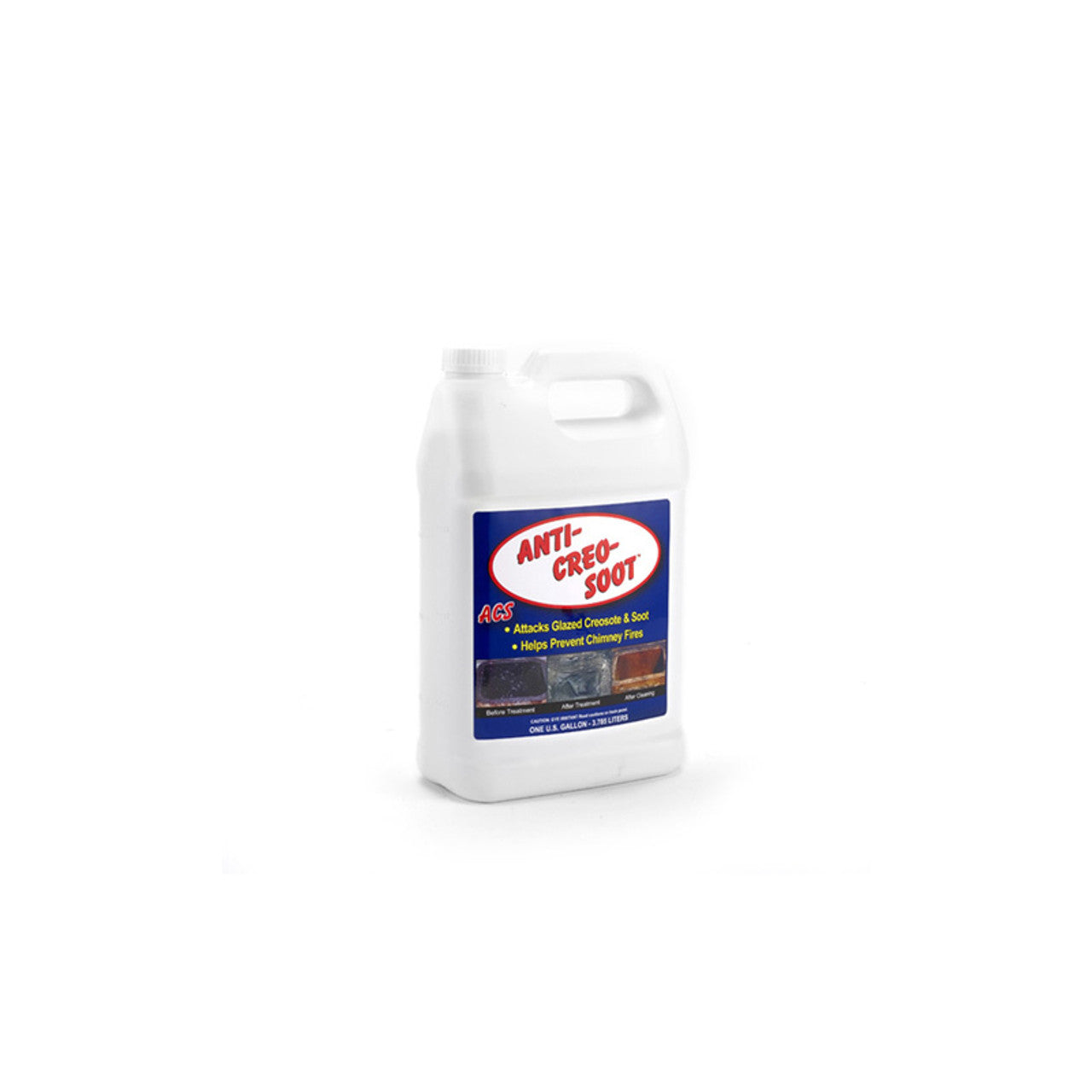 1 Gallon ACS Anti-Creo Soot Creosote Remover - Case of 4 (300001) - Fireplace & Chimney Cleaner for Wood Stoves, Firepits & Heating Systems