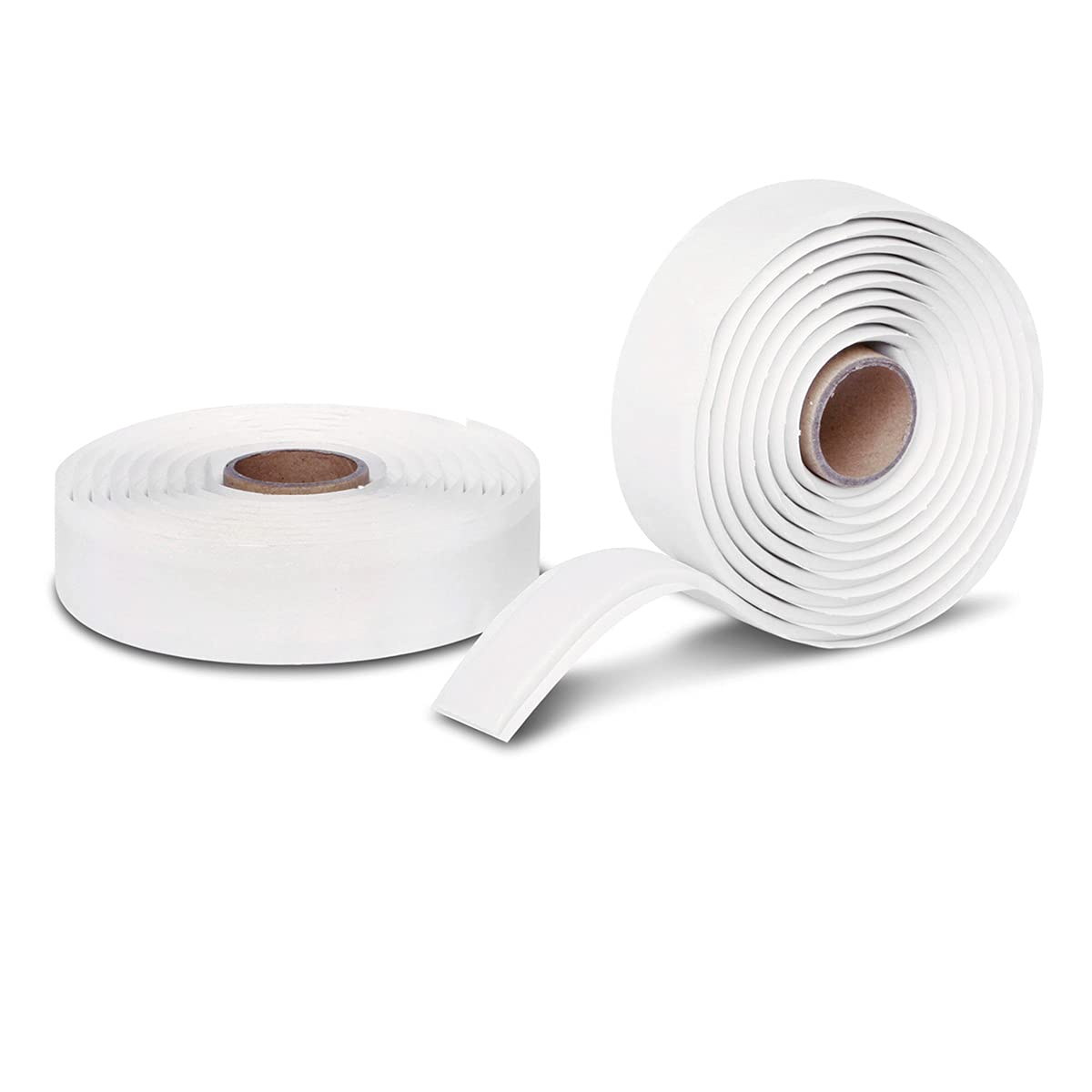 Self Adhesive Caulk Tape - Waterproof Rubber Seal Strip for Toilet Bowl Installation, Wash Basin & Kitchen Sink - Easy Peel & Stick Bathroom Sealant Tape for Leak Protection (White) - Perfect for DIY Home Repairs & Waterproofing Projects