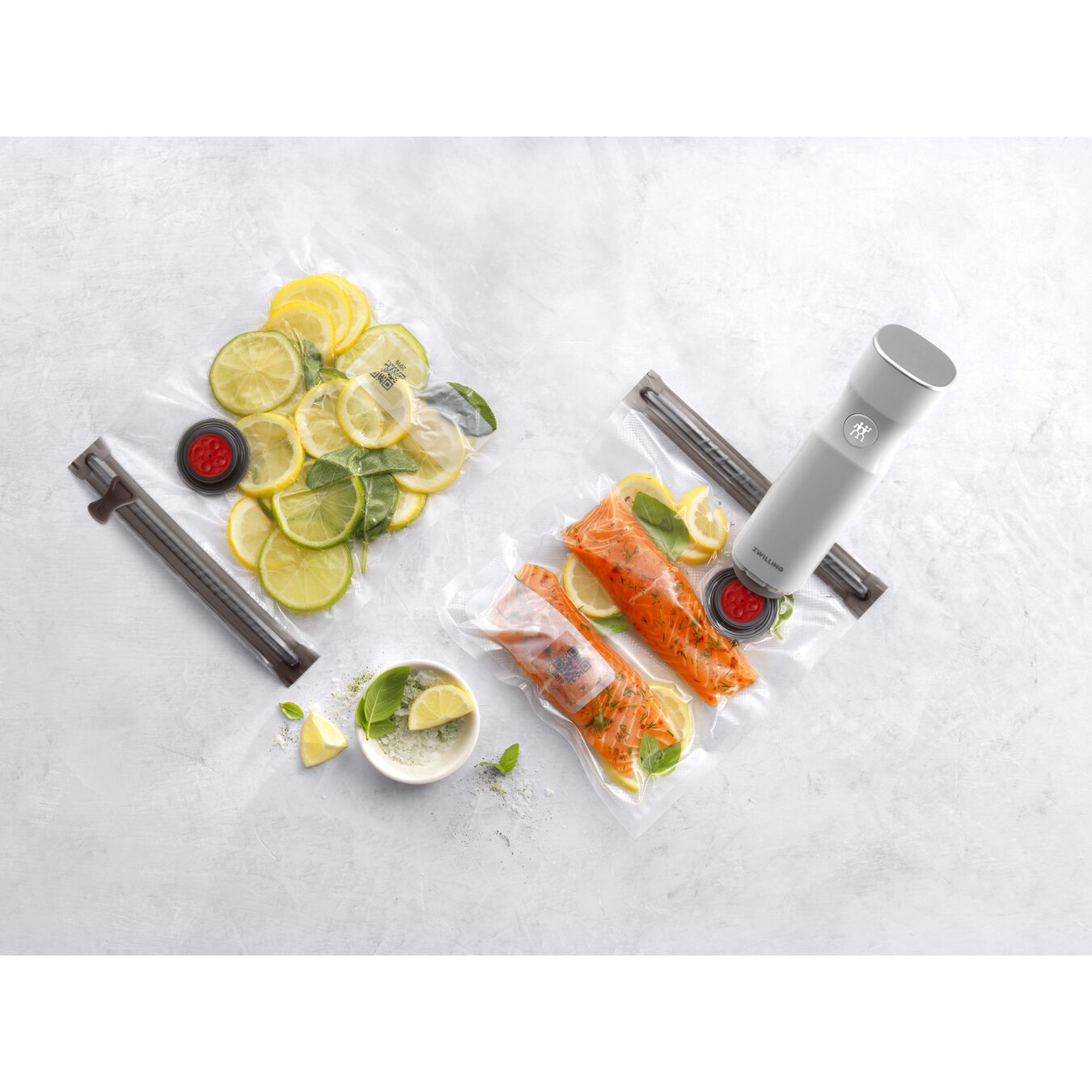 ZWILLING Fresh & Save Vacuum Sealer Bags for Food Storage | Airtight Kitchen Vacuum Seal Bags | Perfect for Meal Prep, Sous Vide & Freezer Organization (10 Count)