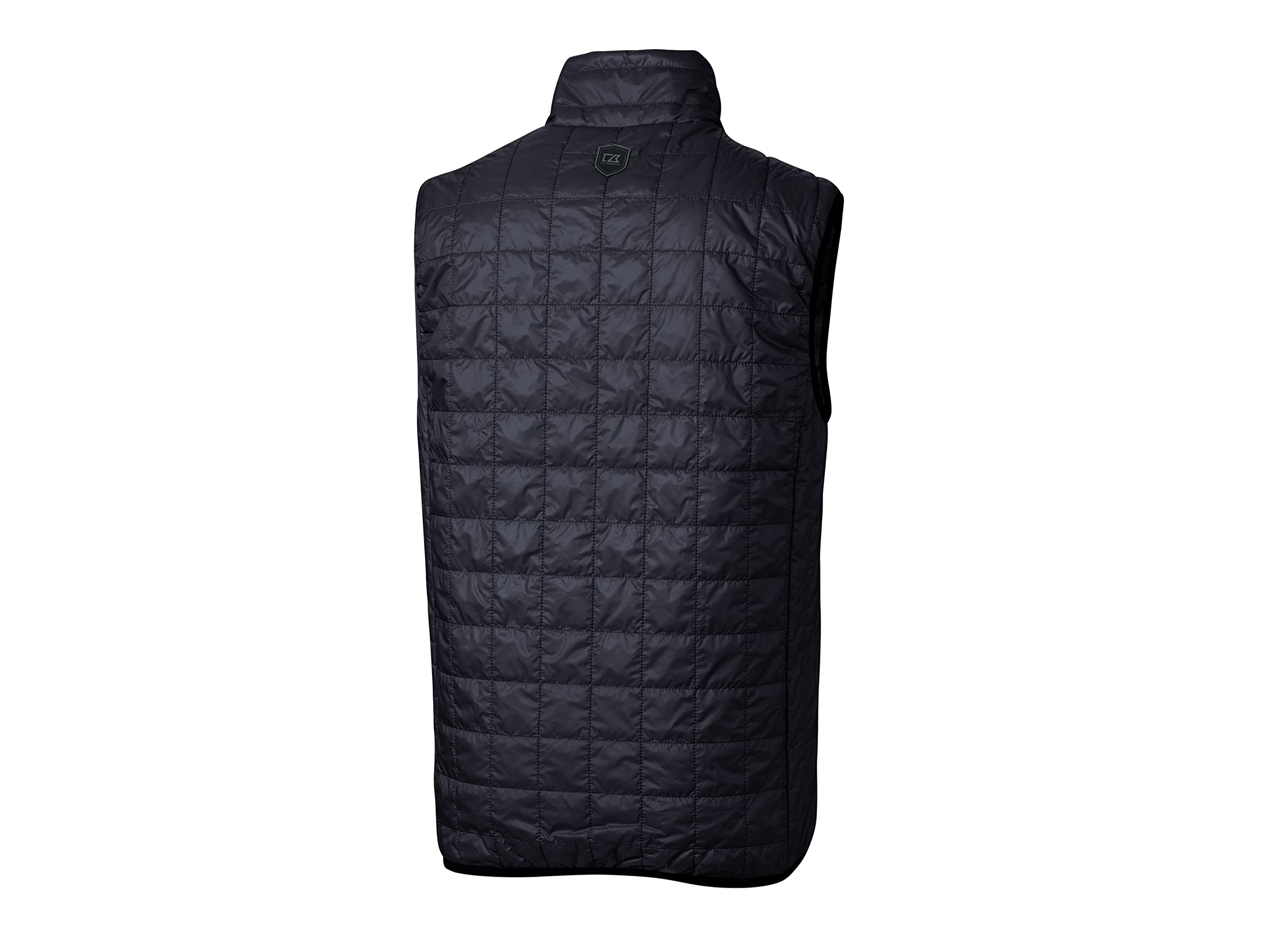 Cutter & Buck Men's Rainier Primaloft® Eco Insulated Full Zip Puffer Vest - Lightweight Warm Down Jacket for Outdoor Hiking, Camping & Winter Activities