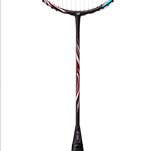 Yonex Astrox 100 Game Badminton Racket (Kurenai) - Professional Carbon Fiber Shuttlecock Racket for Smash Power - Perfect for Tournaments & Training Sessions