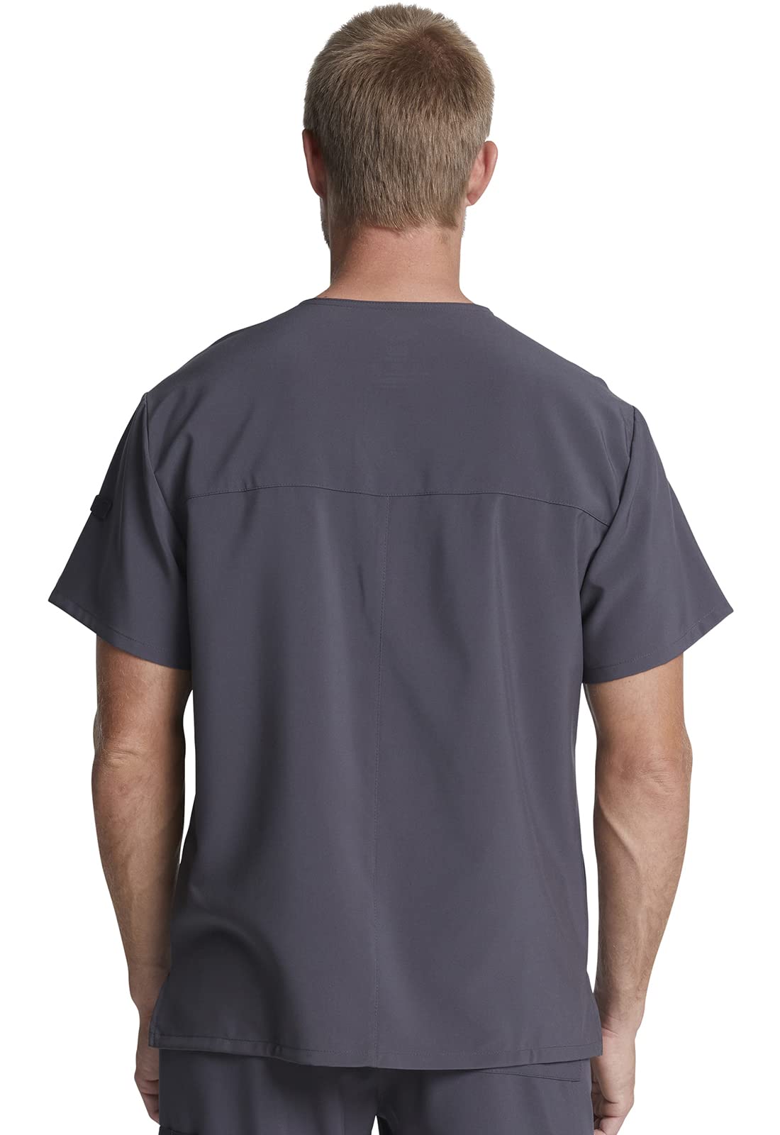 Dickies EDS Essentials Men's Scrubs Top - Tuckable V-Neck Work Shirt DK635 | Comfortable Medical Uniform for Doctors, Nurses & Healthcare Professionals