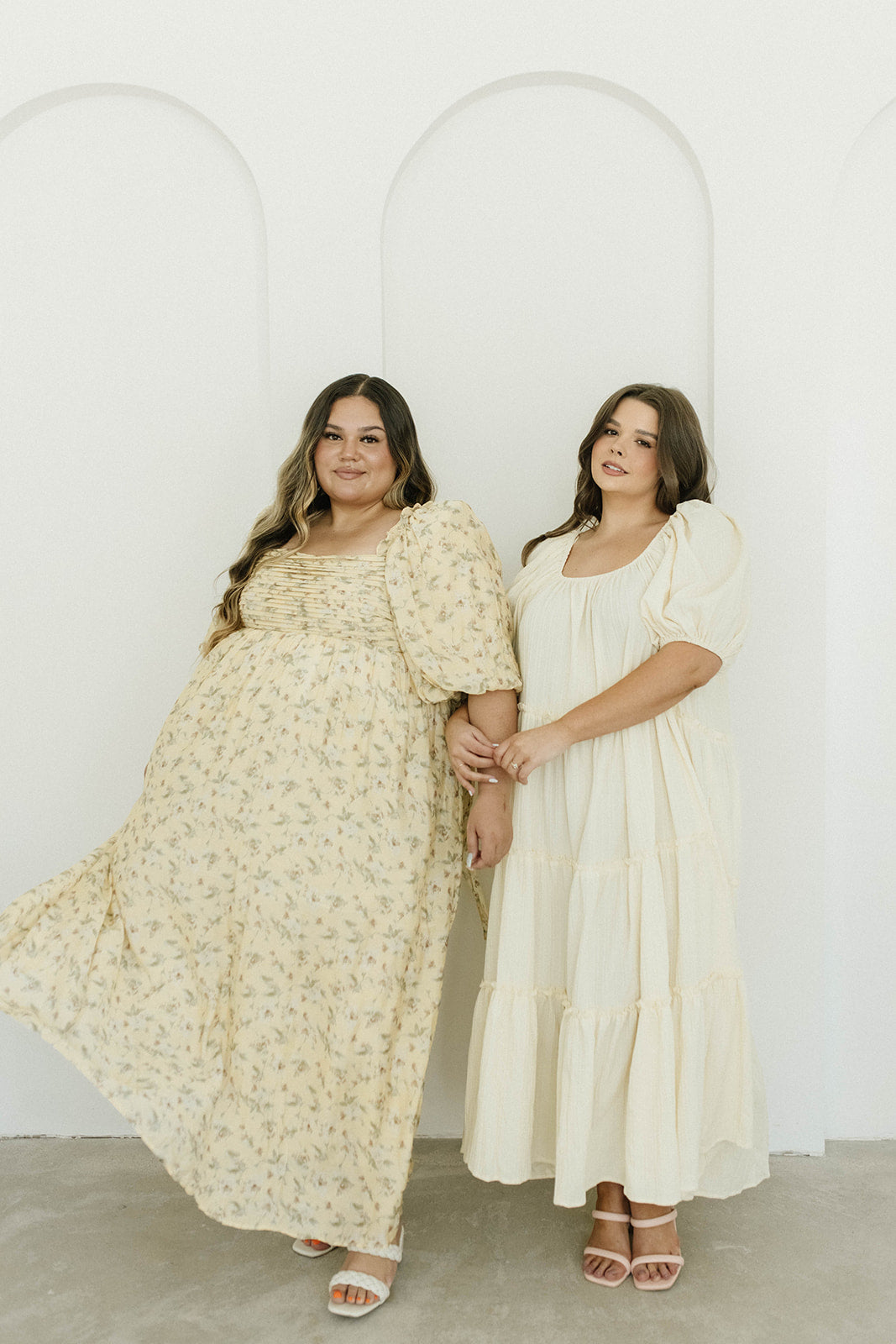Melody Maxi Dress with Pleats & Bow Detail - Yellow Floral Print | Bump Friendly Maternity Dress | Inclusive Sizing (S-3XL) | Perfect for Weddings, Baby Showers & Summer Vacations