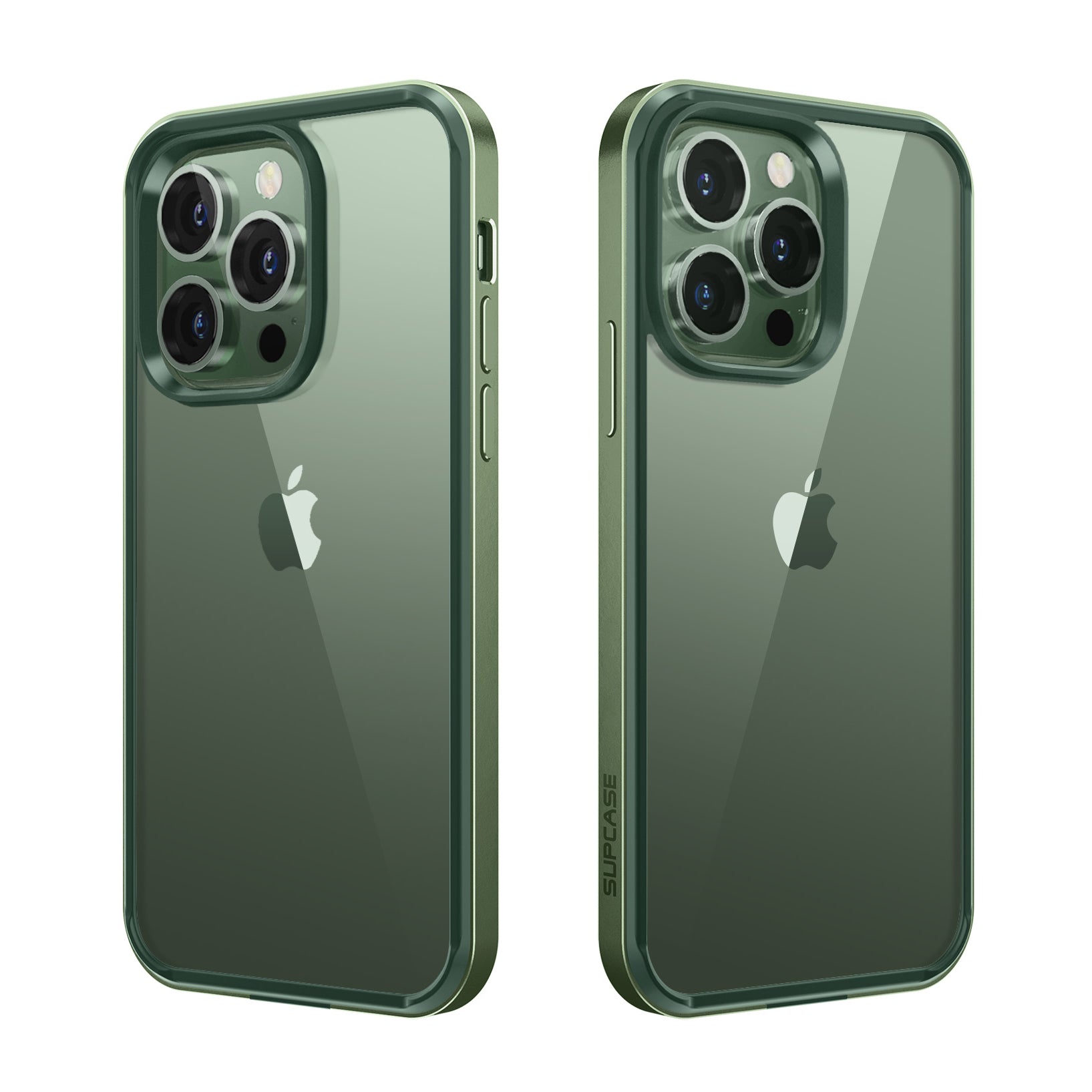 iPhone 13 Pro Max Case 6.7 Inch - Unicorn Beetle Edge Clear Bumper Protective Cover, Dark Green - Shockproof & Scratch Resistant for Everyday Use, Work & Outdoor Activities