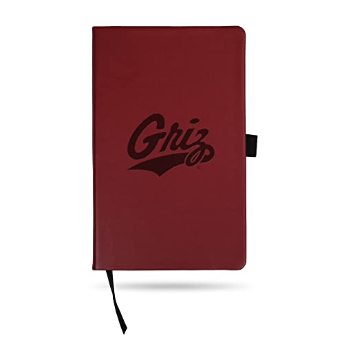 Montana Grizzlies Maroon Laser Engraved Small Notebook - 8.25