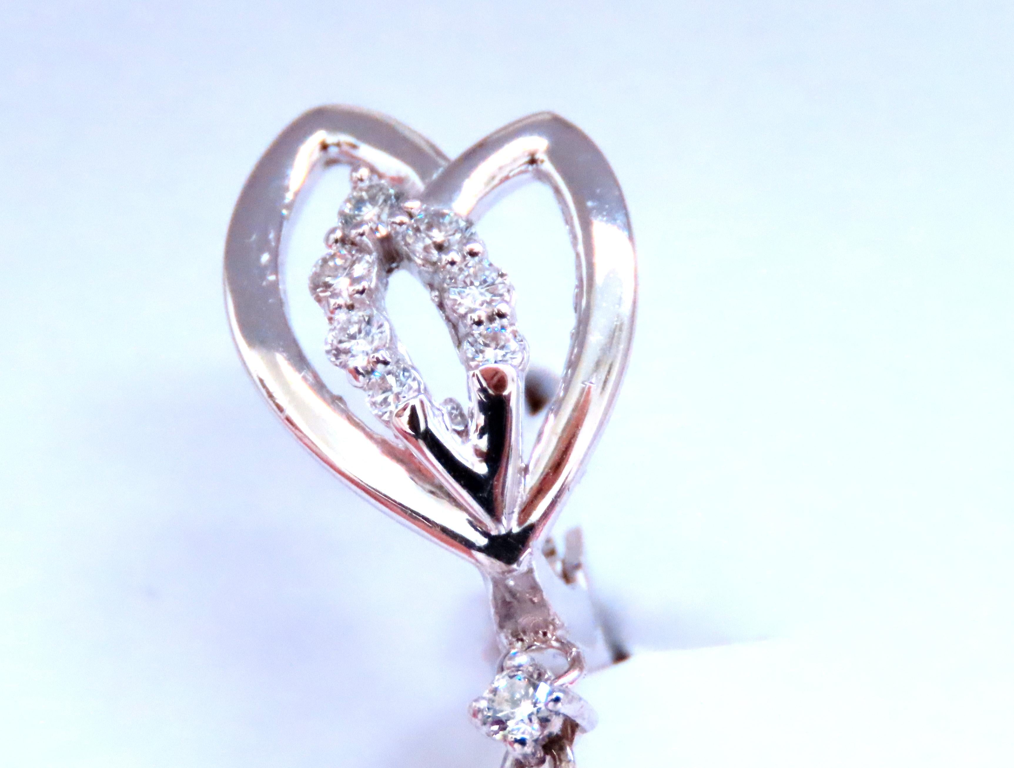 2.10ct Natural Round Diamond Three-Tier Dangle Earrings in 14kt Gold - Elegant Jewelry for Weddings, Parties & Special Occasions