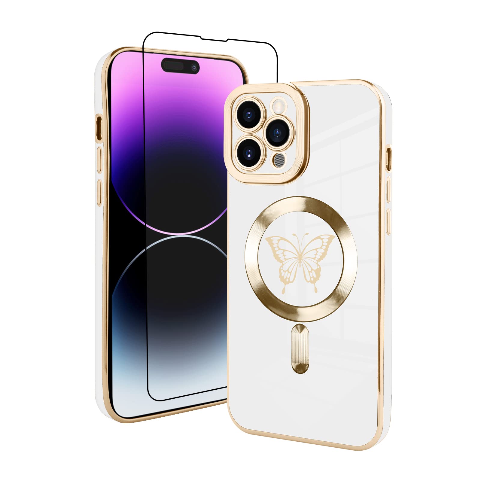 Fiyart Magnetic Case for iPhone 14 Pro Max (6.7