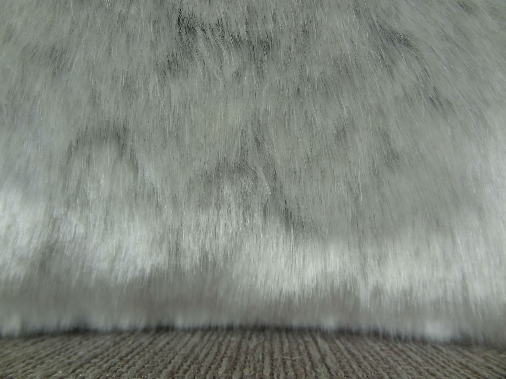 Luxury Ice Blue & White Faux Fur Throw Pillow - Soft Chinchilla-Style Pillow Cover with Blue Undertones - Made in USA - Perfect for Sofa, Bedroom Decor & Cozy Home Accents