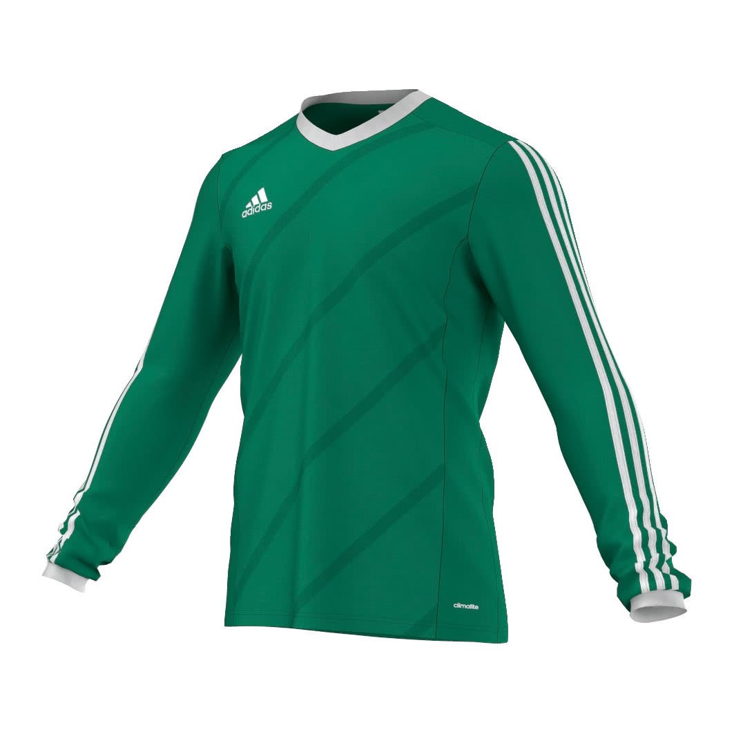 adidas Men's Long Sleeve Jersey - Breathable Performance Shirt for Running, Training & Gym Workouts | Moisture-Wicking Activewear for Sports & Casual Wear